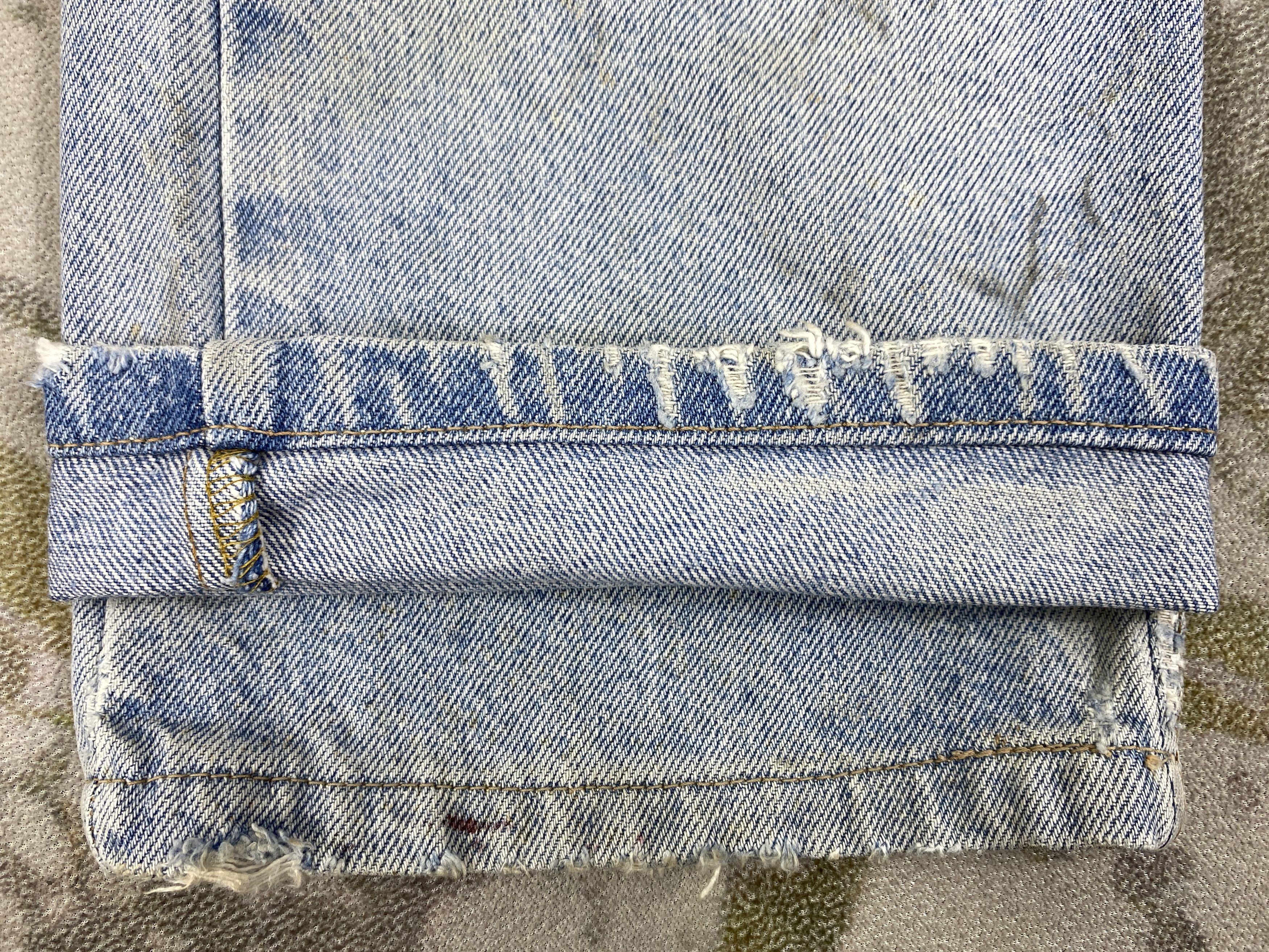 Levi's Light Blue Wash Vintage Levi's 505 28x30 Denim -JN965 Size US 28 / EU 44 - 14 Thumbnail