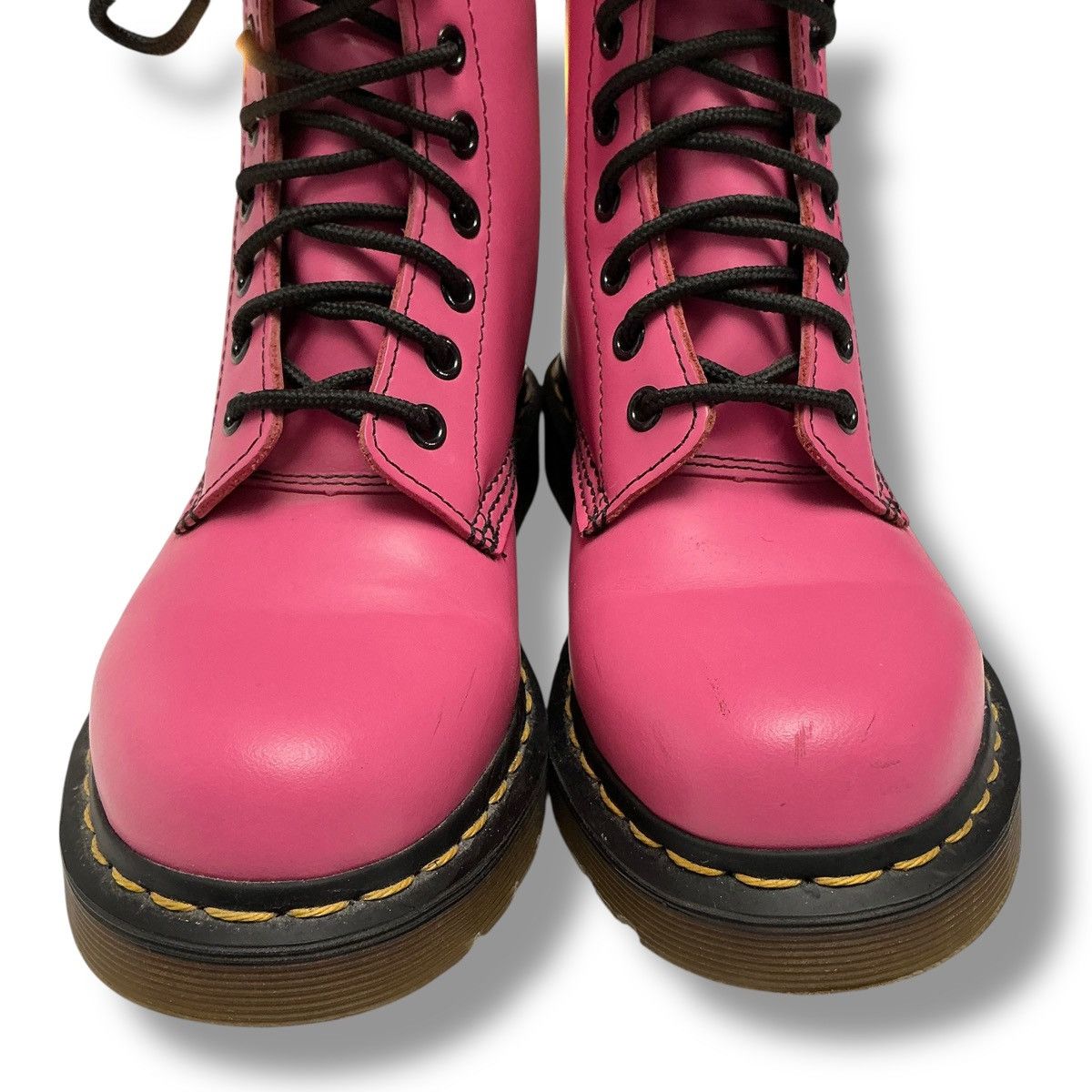 Dr. Martens Dr. Martens Air Wair Fuchsia Pink Smooth Leather Boots Size US 6 / IT 36 - 5 Thumbnail