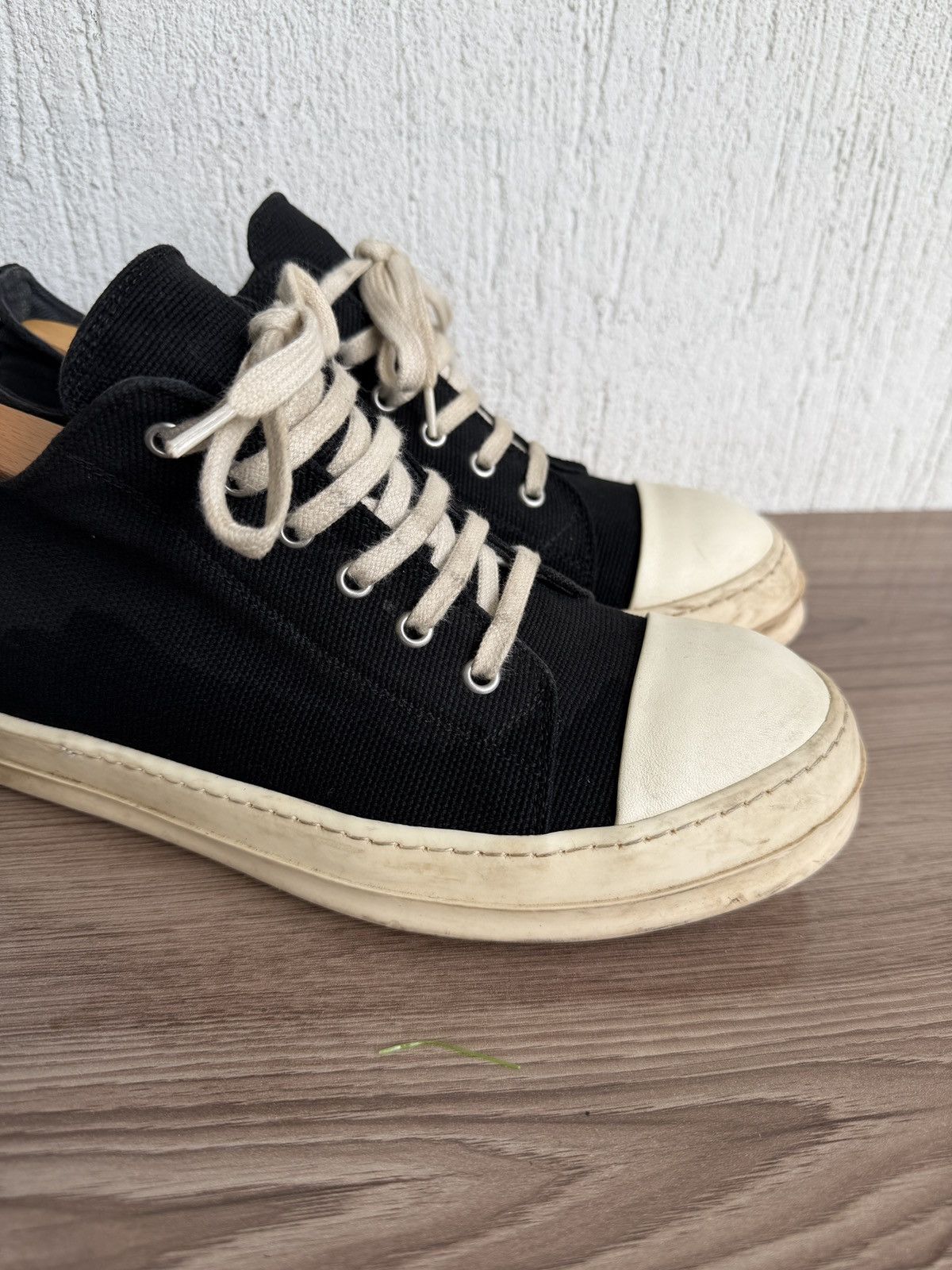 Rick Owens Drkshdw Ss14-15 canvas drkshdw ramones Size US 9 / EU 42 - 3 Thumbnail
