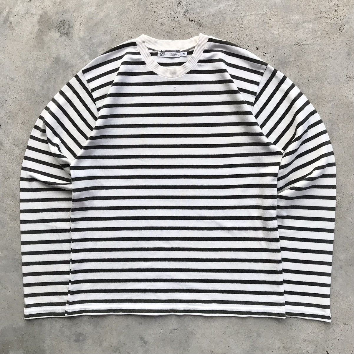 2000's Bathing Ape - Made with General Stripe L/S T-Shirt