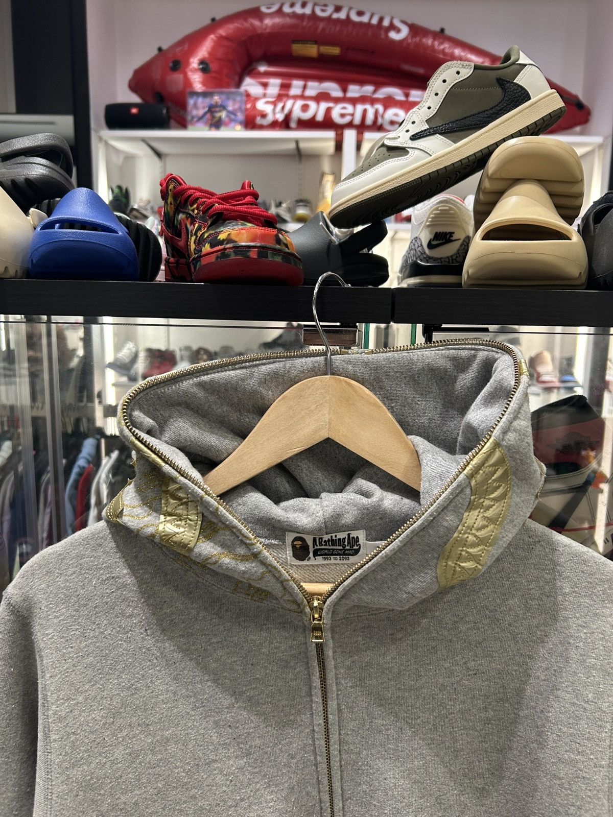 Bape Bape 23rd anniversary shark hoodie grey Size US M / EU 48-50 / 2 - 5 Thumbnail