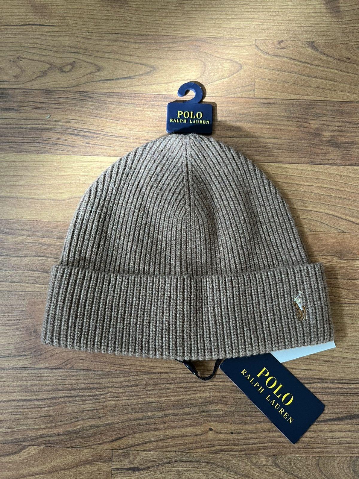 Polo Ralph Lauren Polo Ralph Lauren Signature Pony Wool-Blend Beanie Size ONE SIZE - 1 Thumbnail
