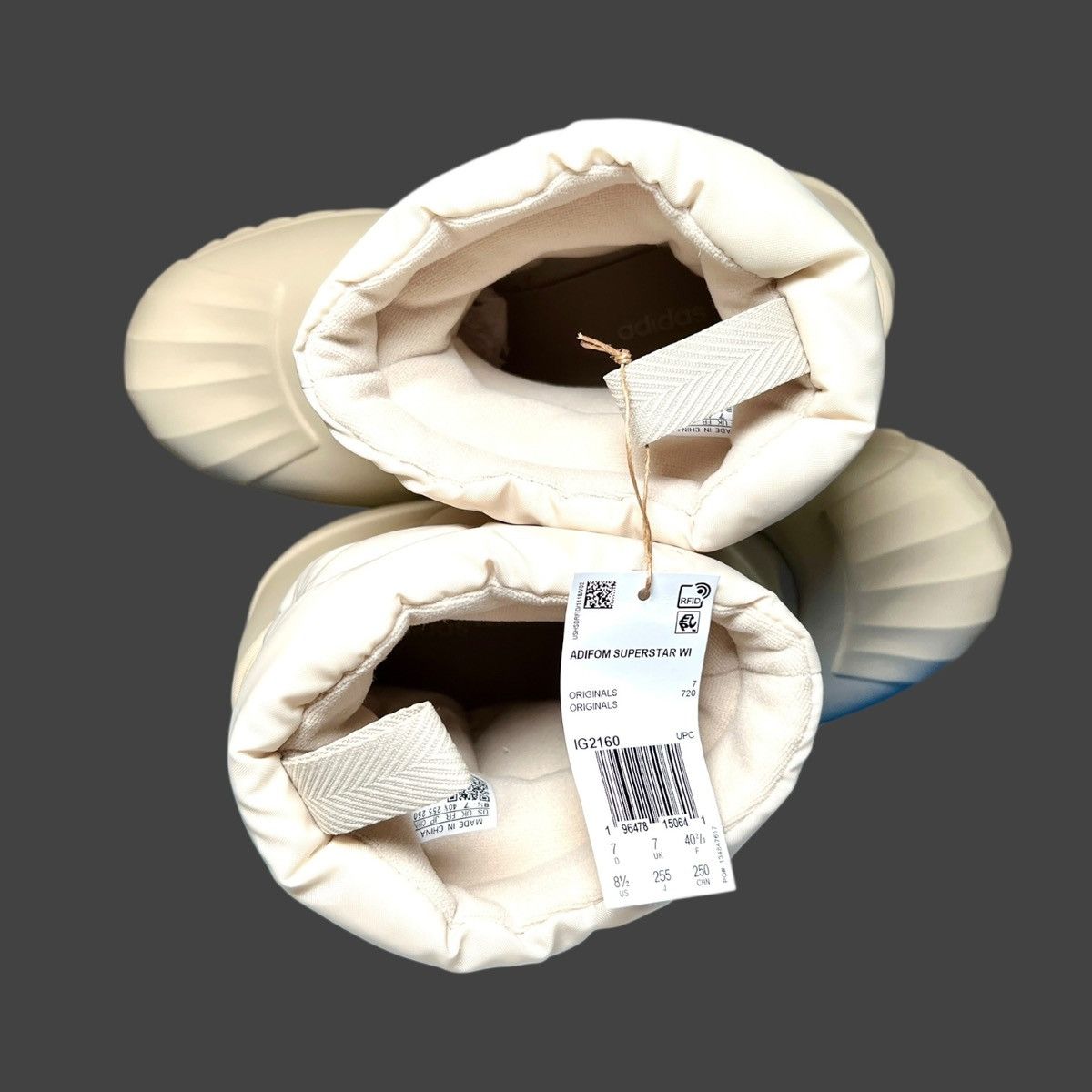 Adifom Superstar Women’s Convertible Winter Beige Boots Sz 8