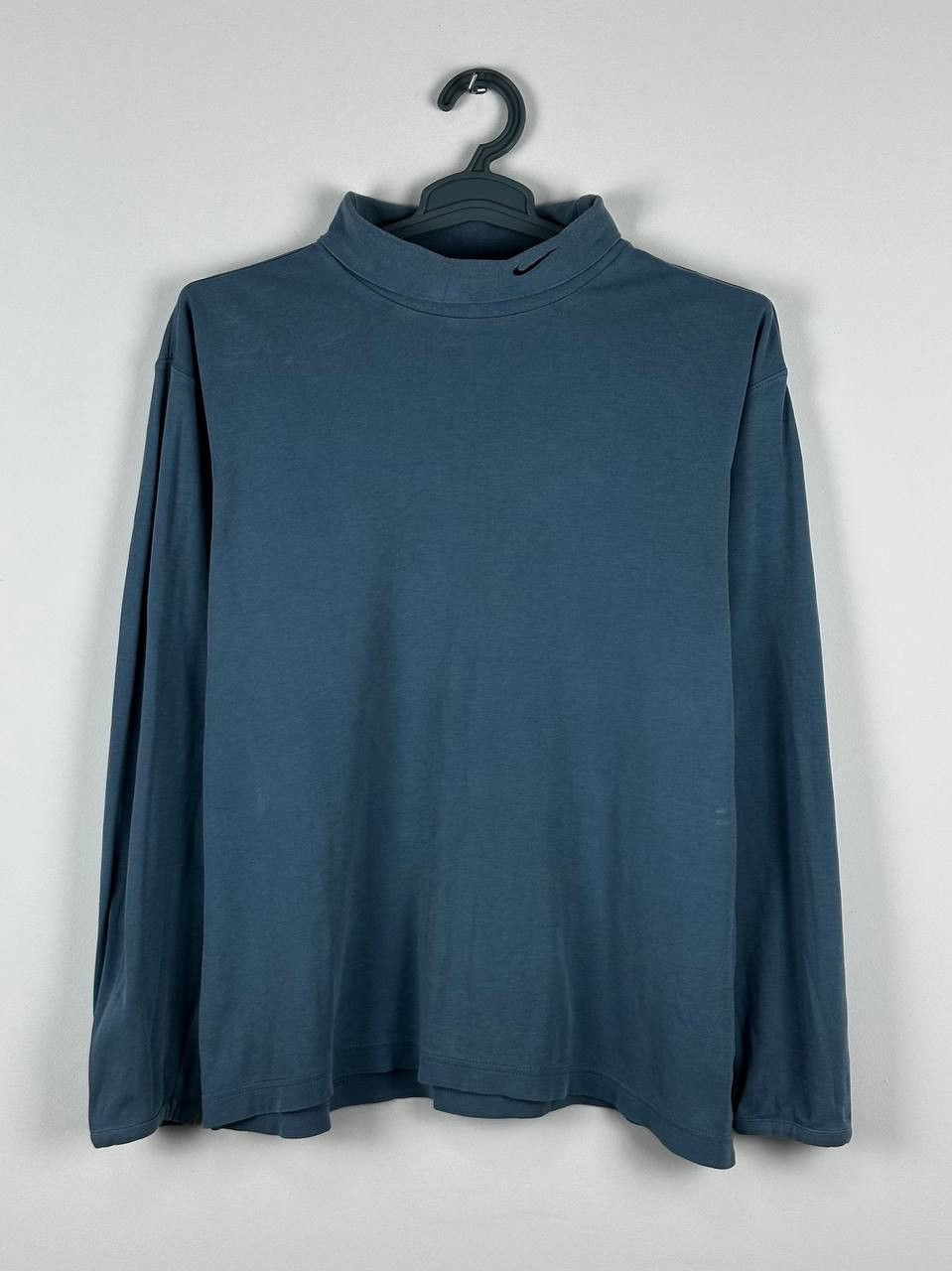 Nike × Vintage Vintage Nike Turtleneck Embroidered Swoosh Logo Size M Size US M / EU 48-50 / 2 - 2 Thumbnail
