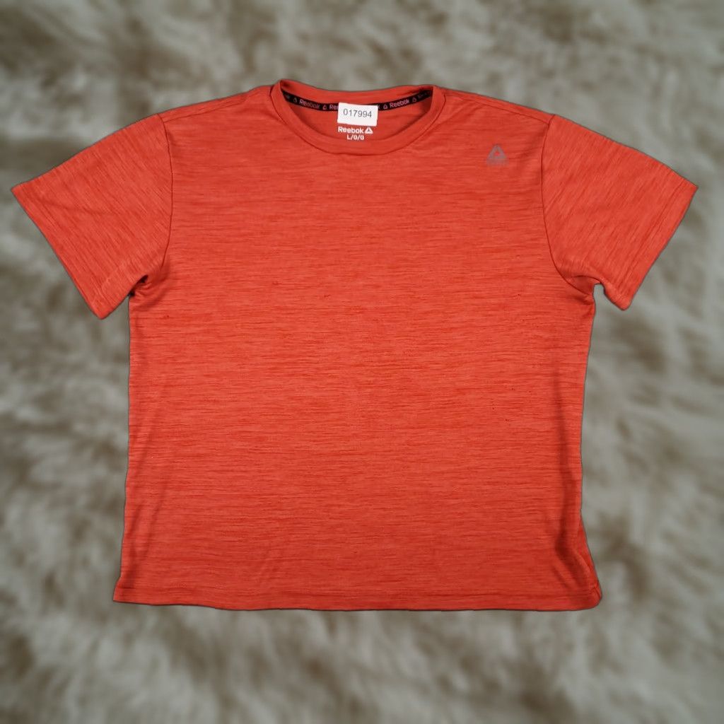 Reebok Reebok T Shirt Mens Size Large Orange Activewear Casual Running Workout Size US L / EU 52-54 / 3 - 1 Thumbnail