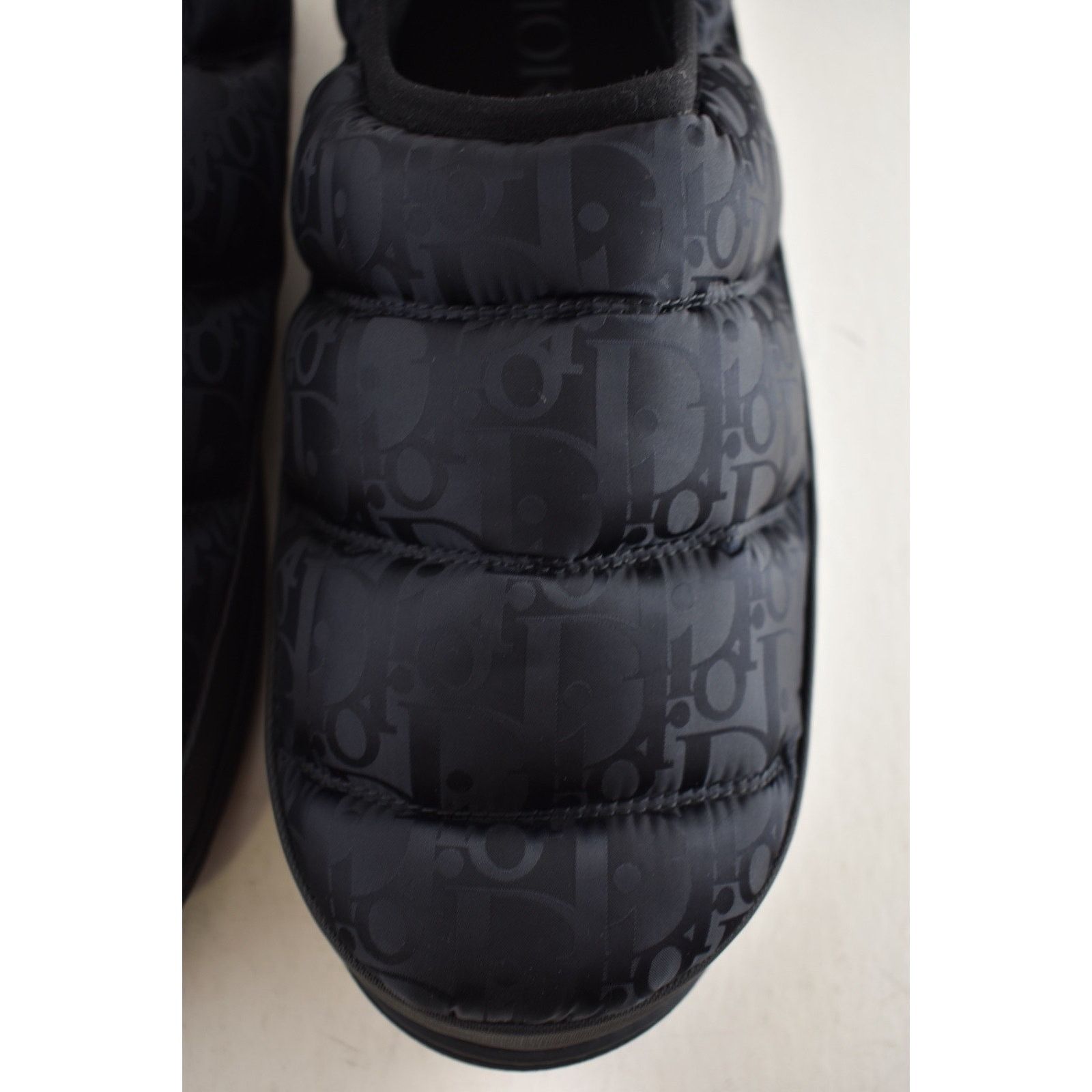 Dior Dior Mens Snow Slipper Navy Blue Oblique Black Flat 44 11 Size US 11 / EU 44 - 9 Thumbnail