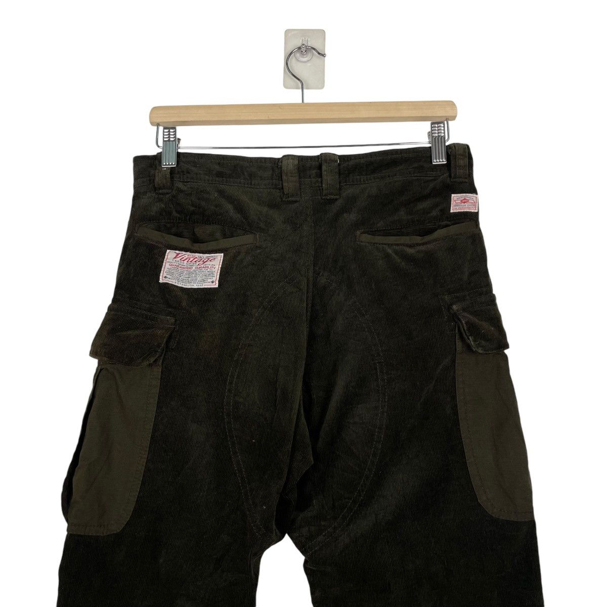 Beauty Beast × Hysteric Glamour × Japanese Brand 💥BACK NUMBER CORDUROY BONDAGE CARGO PANT Size US 30 / EU 46 - 8 Thumbnail