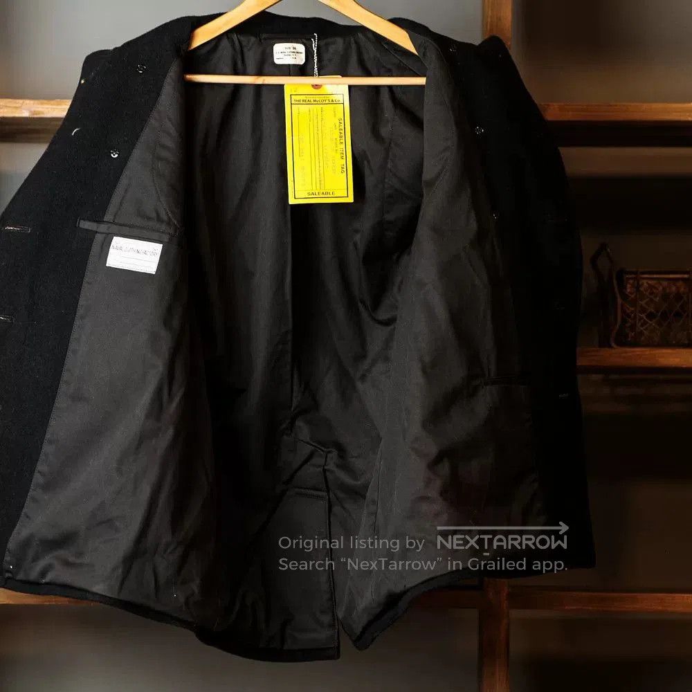 The Real McCoy's Real McCoy's 1940s USN Peacoat. Size US M / EU 48-50 / 2 - 5 Thumbnail
