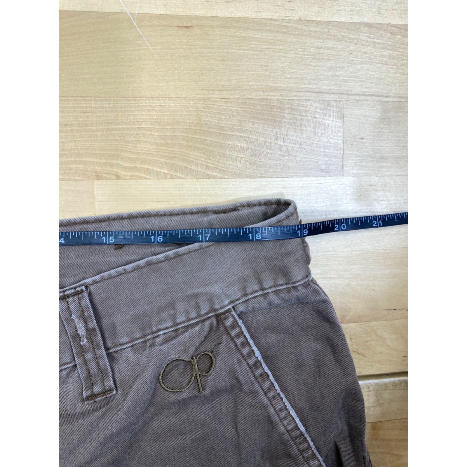 Ocean Pacific Ocean Pacific Cargo Shorts Mens 38 Brown Cotton 12" Inseam Casual Beach Size US 38 / EU 54 - 3 Thumbnail