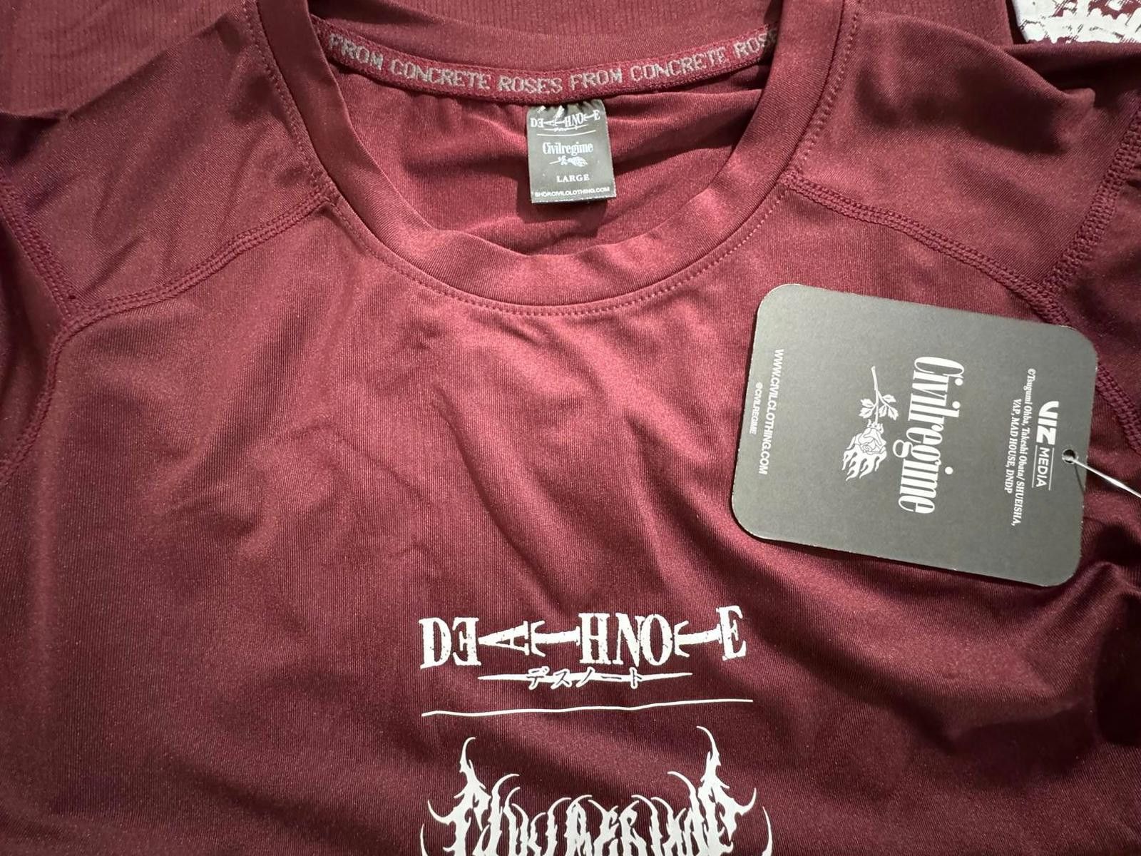 Civil Regime Civil Regime x Death Note Long Sleeve Compression Shirt Size US L / EU 52-54 / 3 - 3 Thumbnail