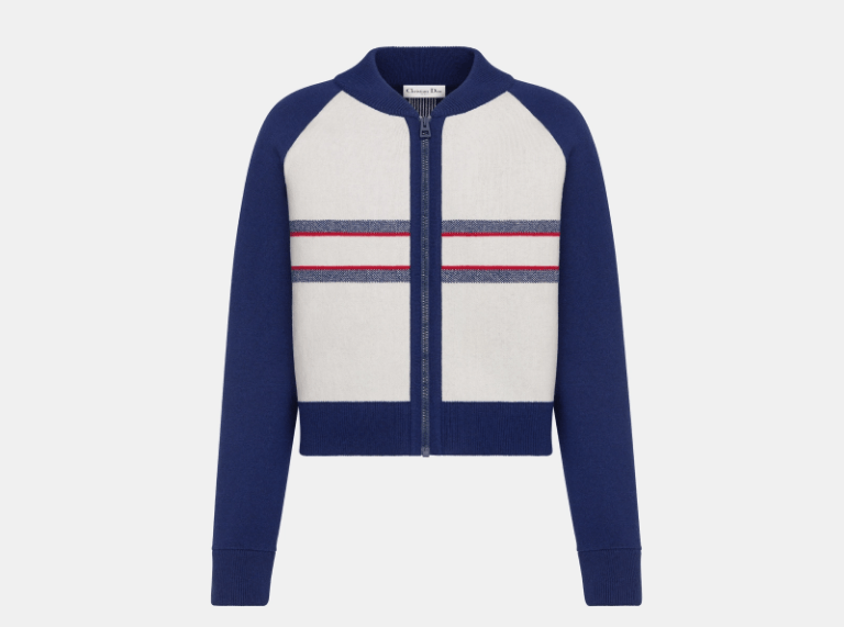 o1w1db11225 454V50 Bomber Jacket in Navy Blue/White