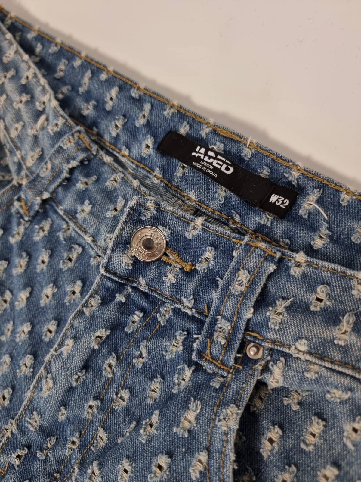 Jaded London Jaded London drip holes pants jeans 32 M/L womens Size 32" / US 10 / IT 46 - 13 Thumbnail