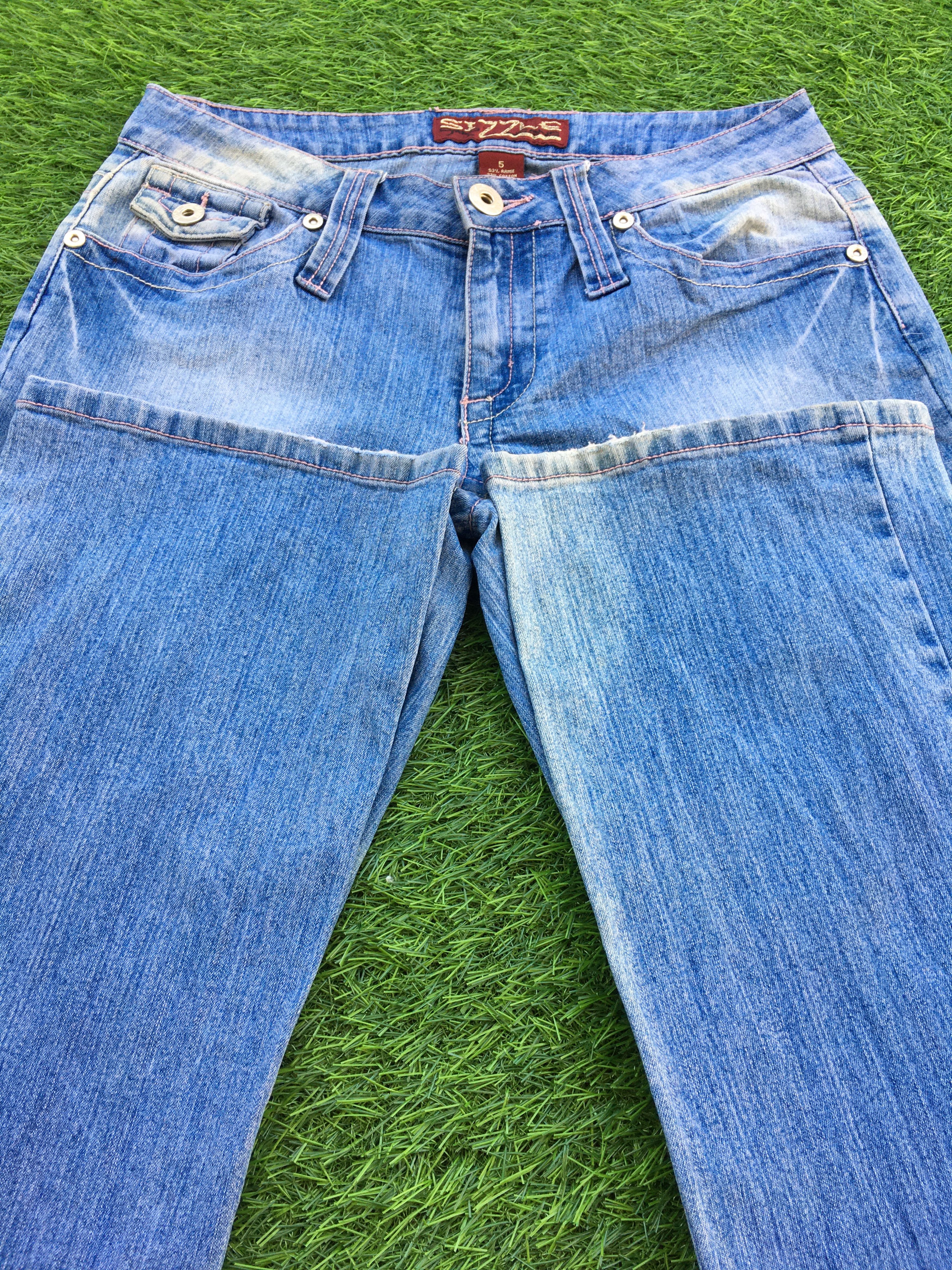 Designer × Jean Y2K Bootcut Stretch Jeans D-1016 Size 26" / US 2 / IT 38 - 6 Thumbnail