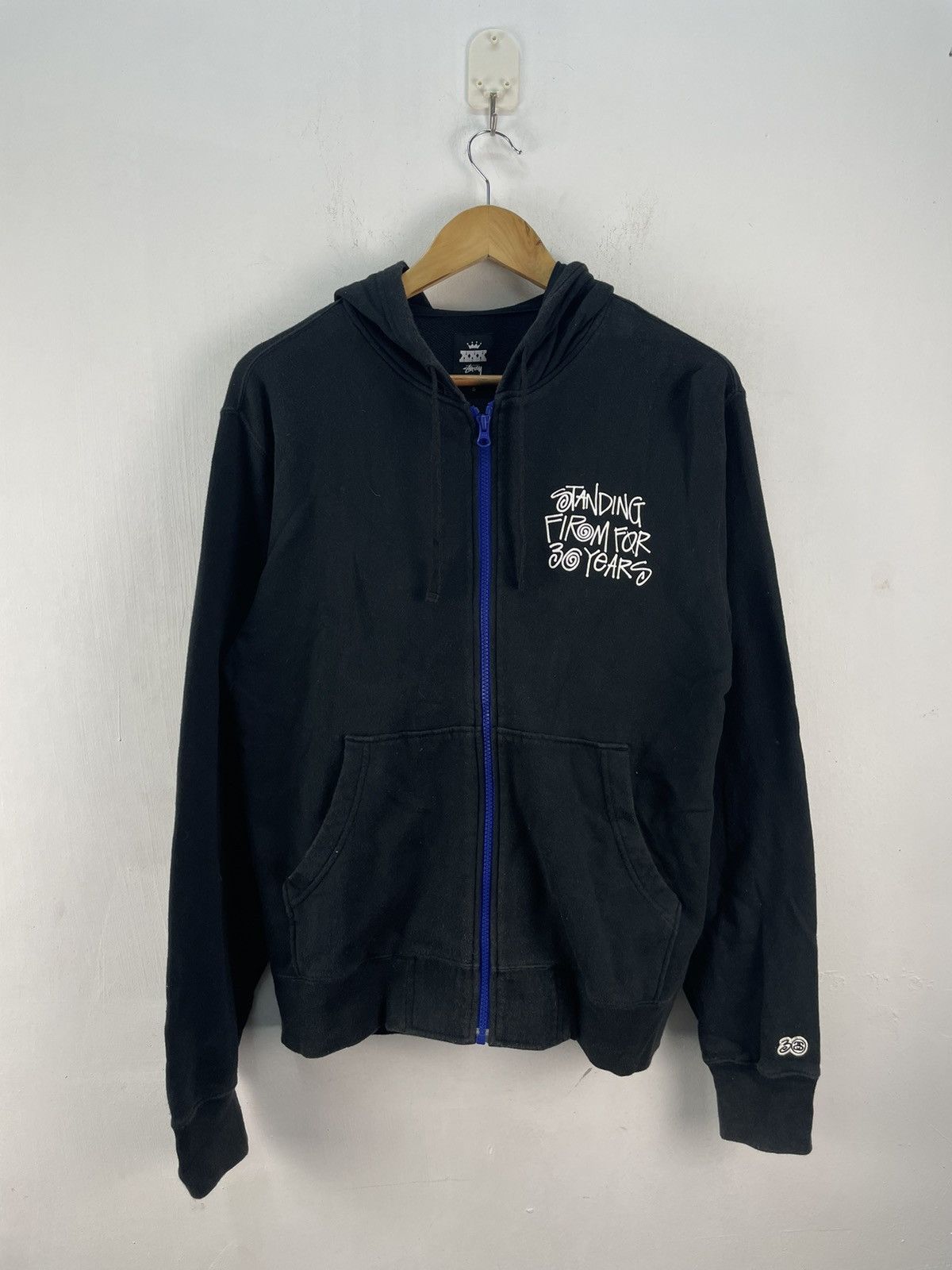 Stussy × Vintage Vintage Stussy Hoodie Zipper Pullover Sweatshirt Size US S / EU 44-46 / 1 - 3 Thumbnail