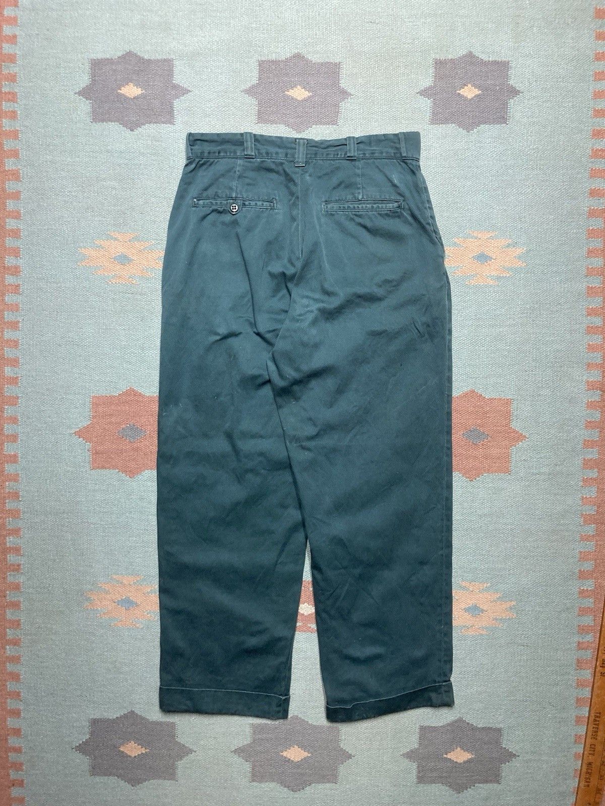 Sears × Vintage 1950s sears luster chino work pants cotton twill 30x27.5 Size US 30 / EU 46 - 8 Thumbnail
