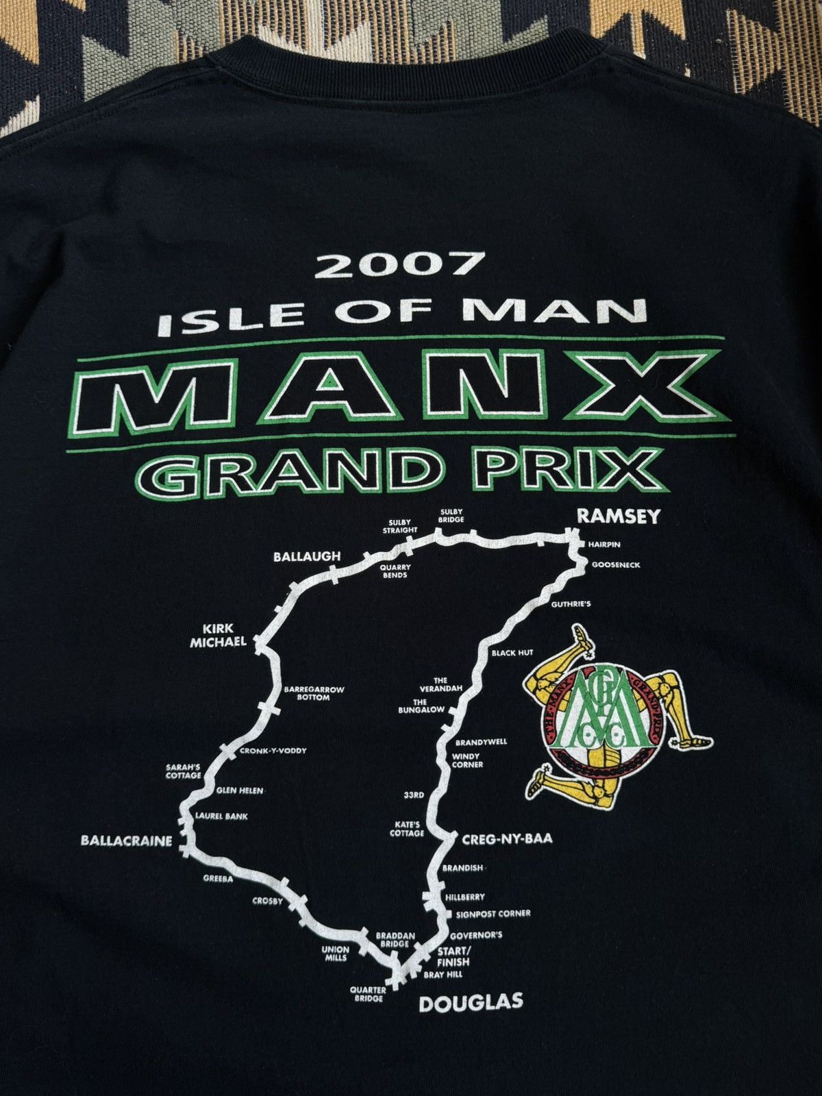 Vintage Vintage MANX Grand Prix 2007 Racing Moto T-shirt Size US L / EU 52-54 / 3 - 10 Thumbnail