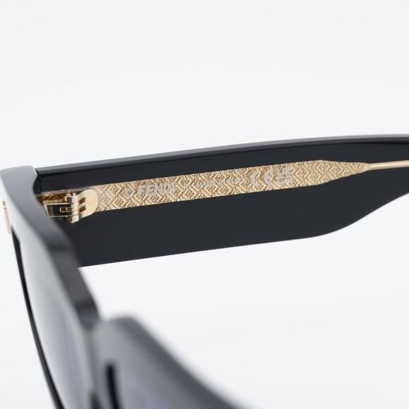 Fendi Fendi FE40163U 01V Sunglasses Shiny Black Cat Eye Frame Size ONE SIZE - 6 Thumbnail