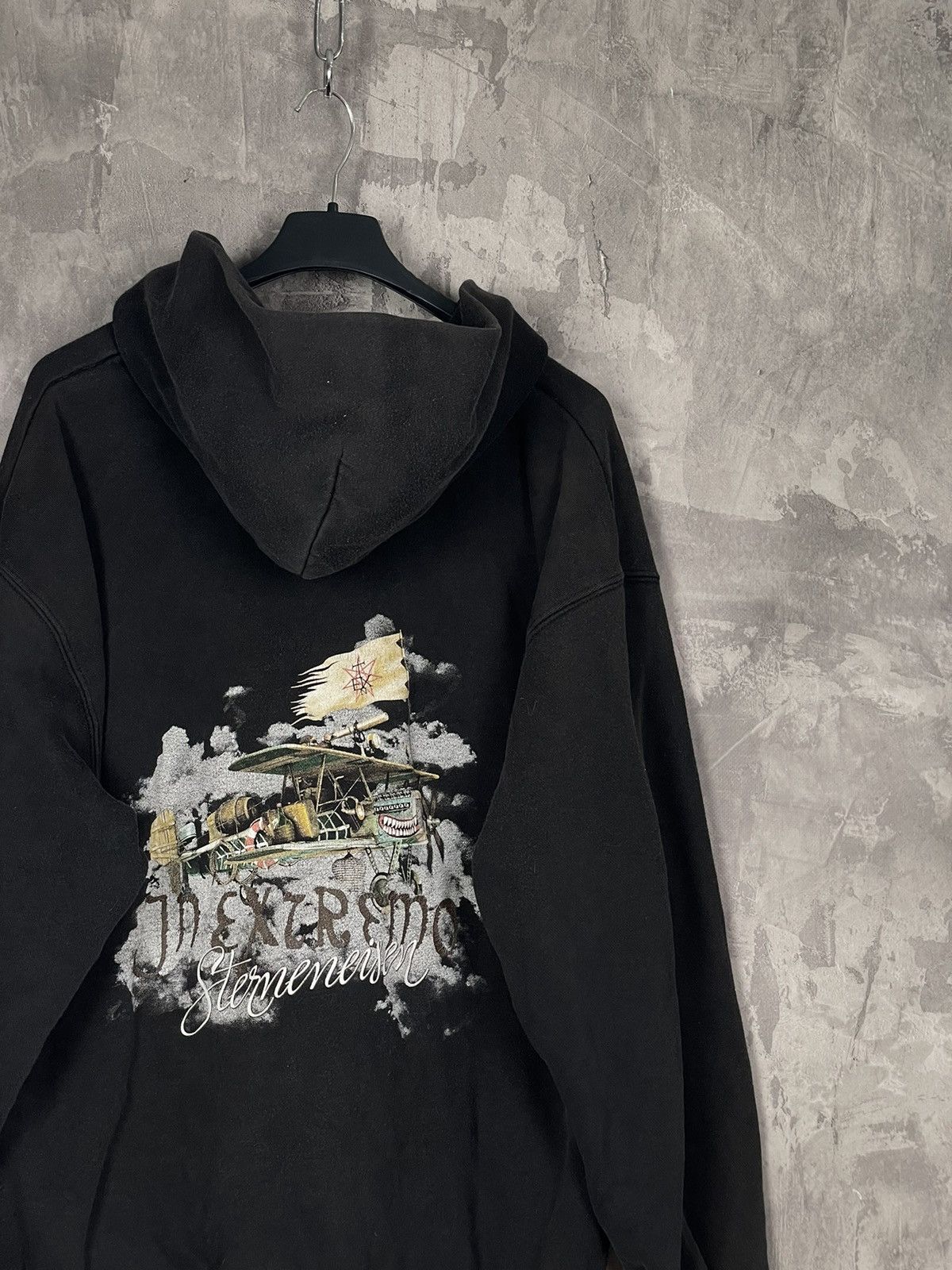 Band Tees × Vintage Vintage Hoodie In Extremo Rock Metal Grunge Punk Washed Size US L / EU 52-54 / 3 - 5 Thumbnail