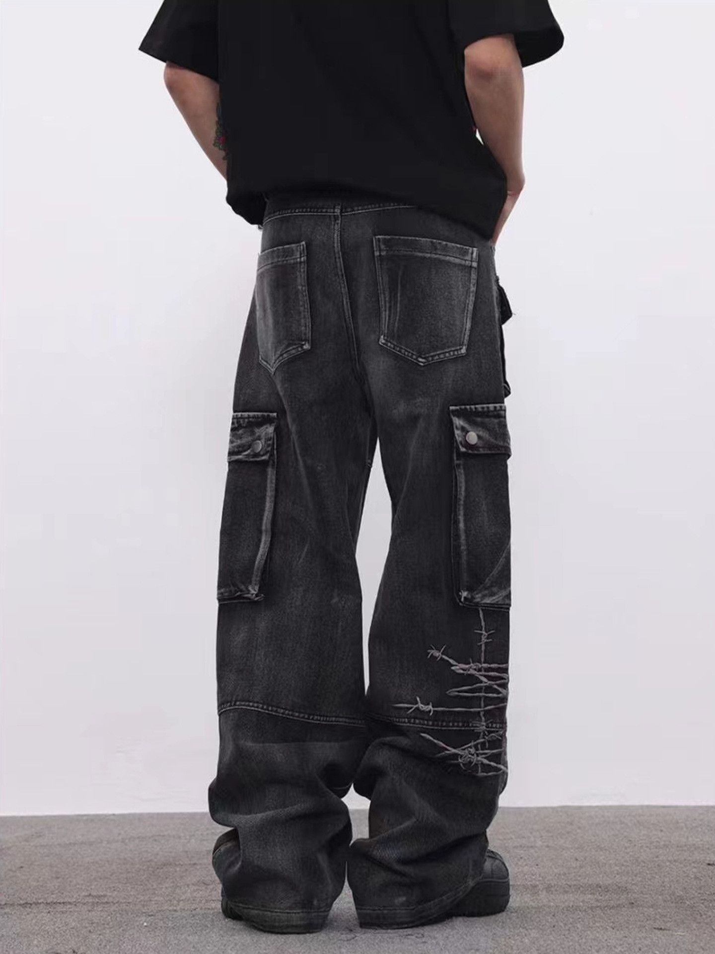 Other High Street Cargo Pants Jeans Size US 34 / EU 50 - 5 Thumbnail