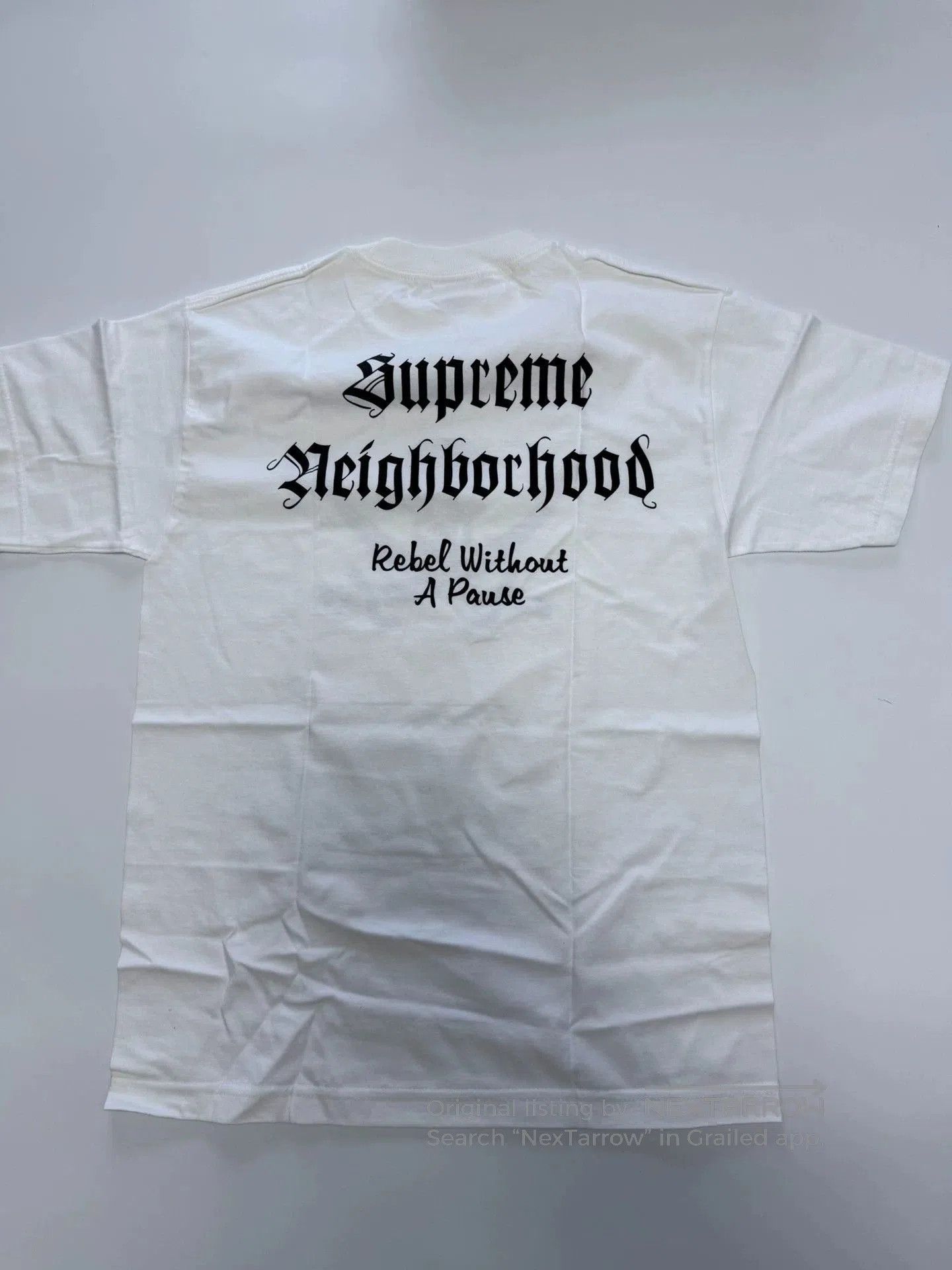 Supreme White Skull and Cross s Graphic T. Size US M / EU 48-50 / 2 - 4 Thumbnail