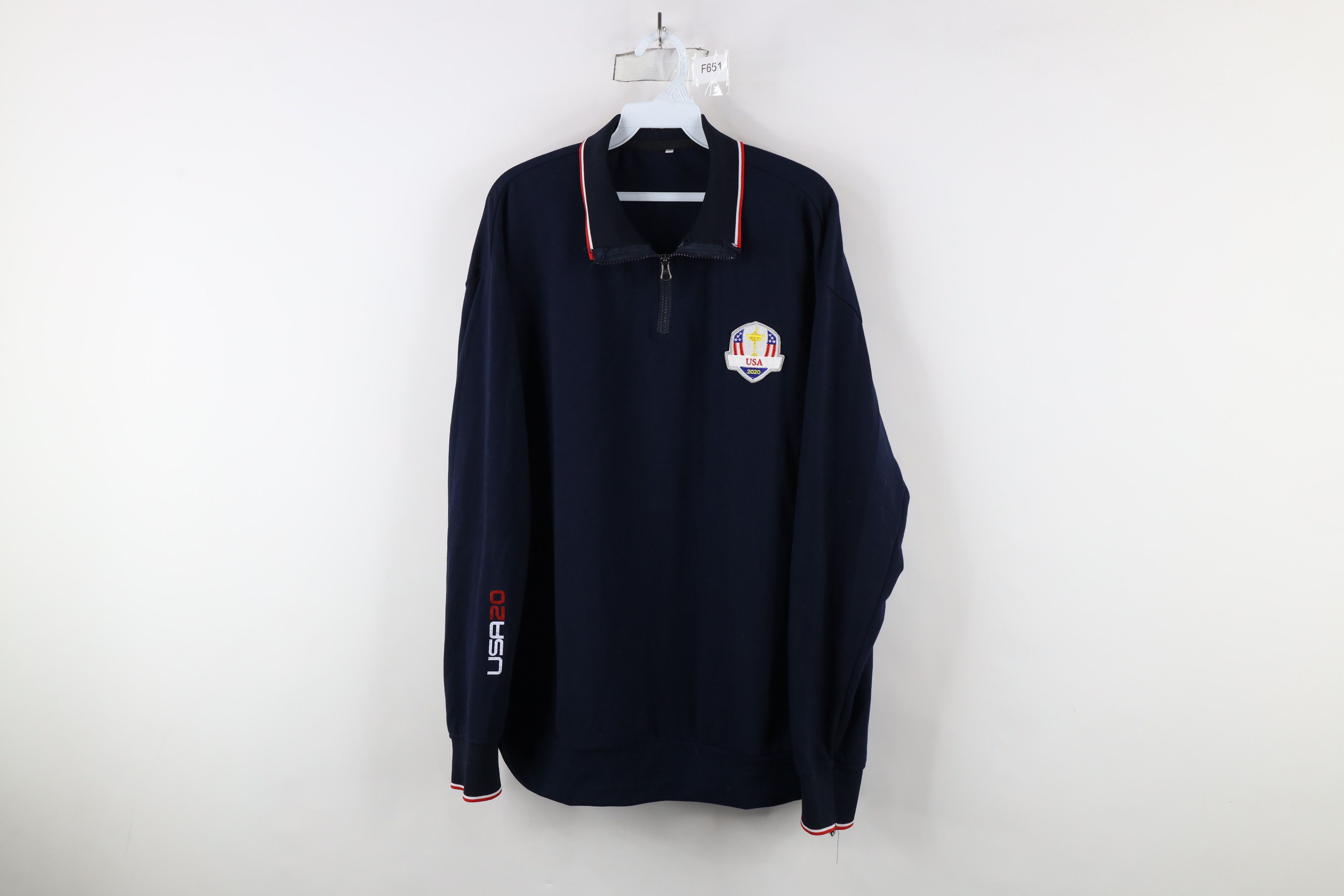Vintage Team USA Golf Half Zip Pullover Golfing Sweater Top Jacket Size US XL / EU 56 / 4 - 1 Thumbnail