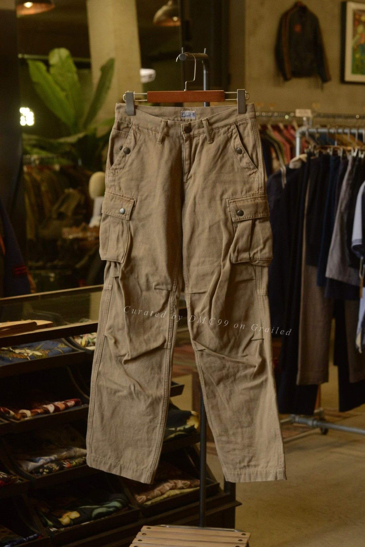 Kapital Kapital Khaki Cargo Pants Size 28 Size US 28 / EU 44 - 1 Thumbnail