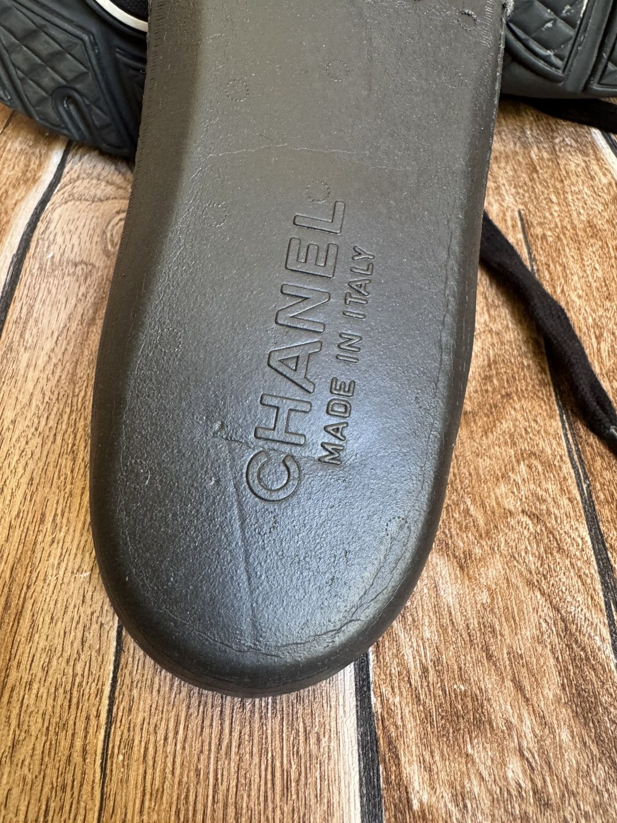 Chanel Suede Cc logo tweed trainers Size US 6 / EU 39 - 15 Thumbnail