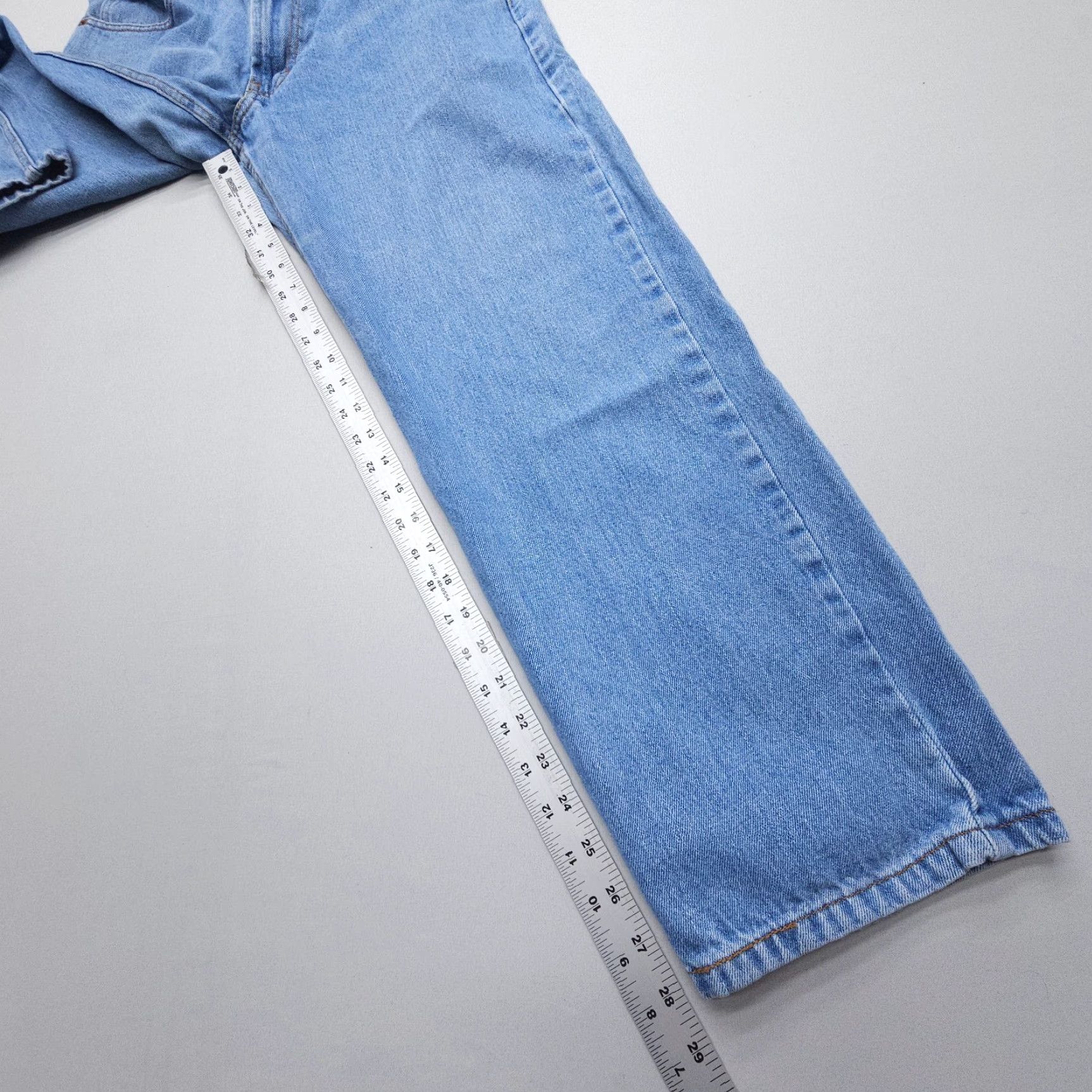 Levi's VINTAGE Levi's 550 Jeans Men 34 x 28.5 Relaxed Tapered Blue Denim 5-Pocket American 90s Theme Mens Size US 34 / EU 50 - 5 Thumbnail