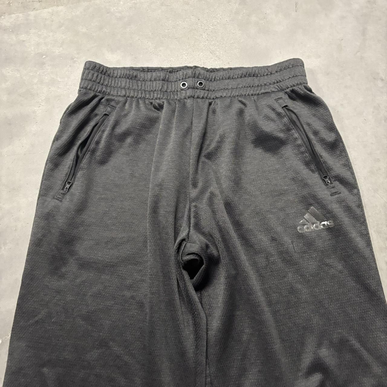 Adidas × Vintage Crazy Vintage Y2K/2000s Baggy Black Adidas Streetwear Skater Track Pants! Size US 32 / EU 48 - 4 Thumbnail