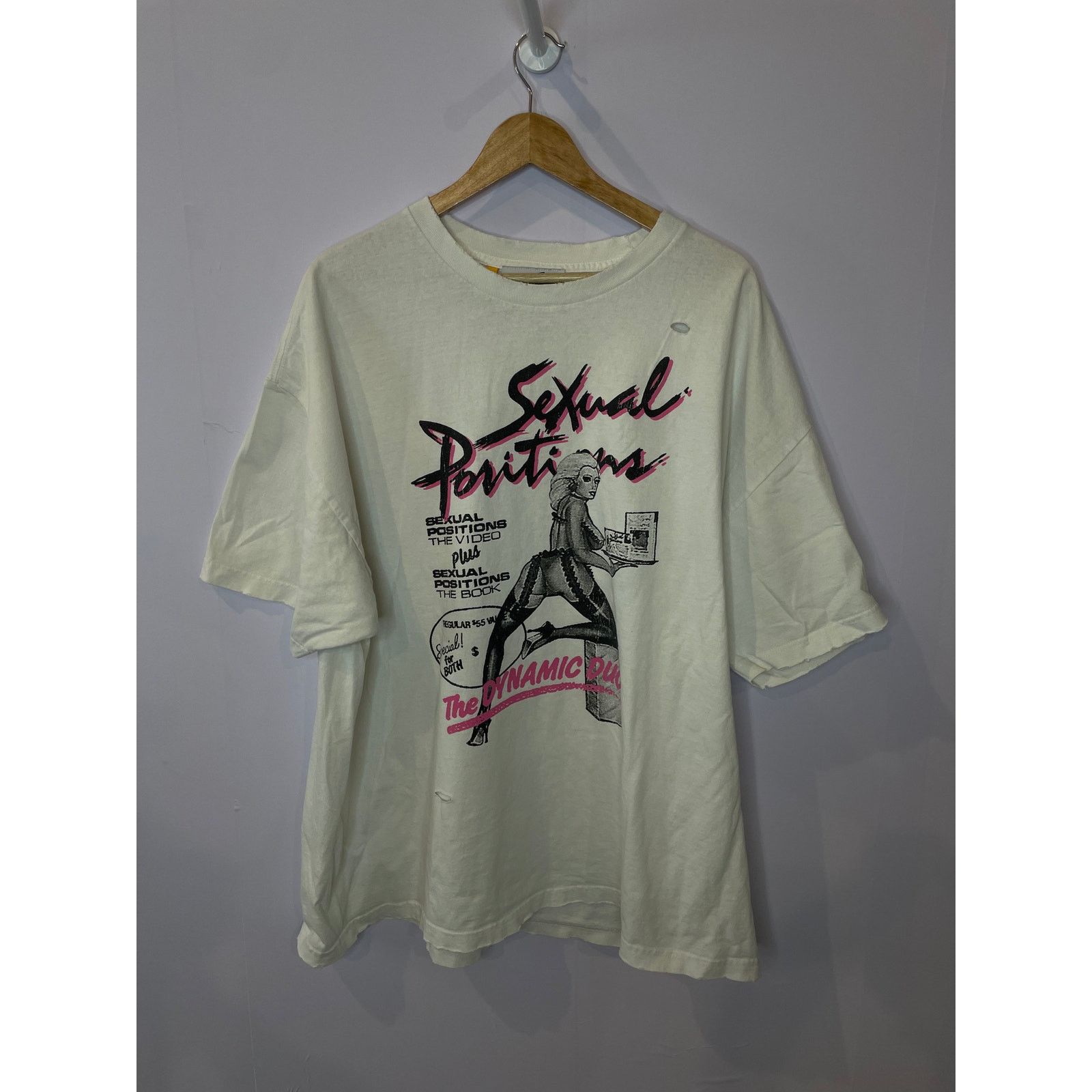 Gallery Dept. Gallery Dept Tee White Doc Johnson Pink Used XXL Size US XXL / EU 58 / 5 - 1 Thumbnail