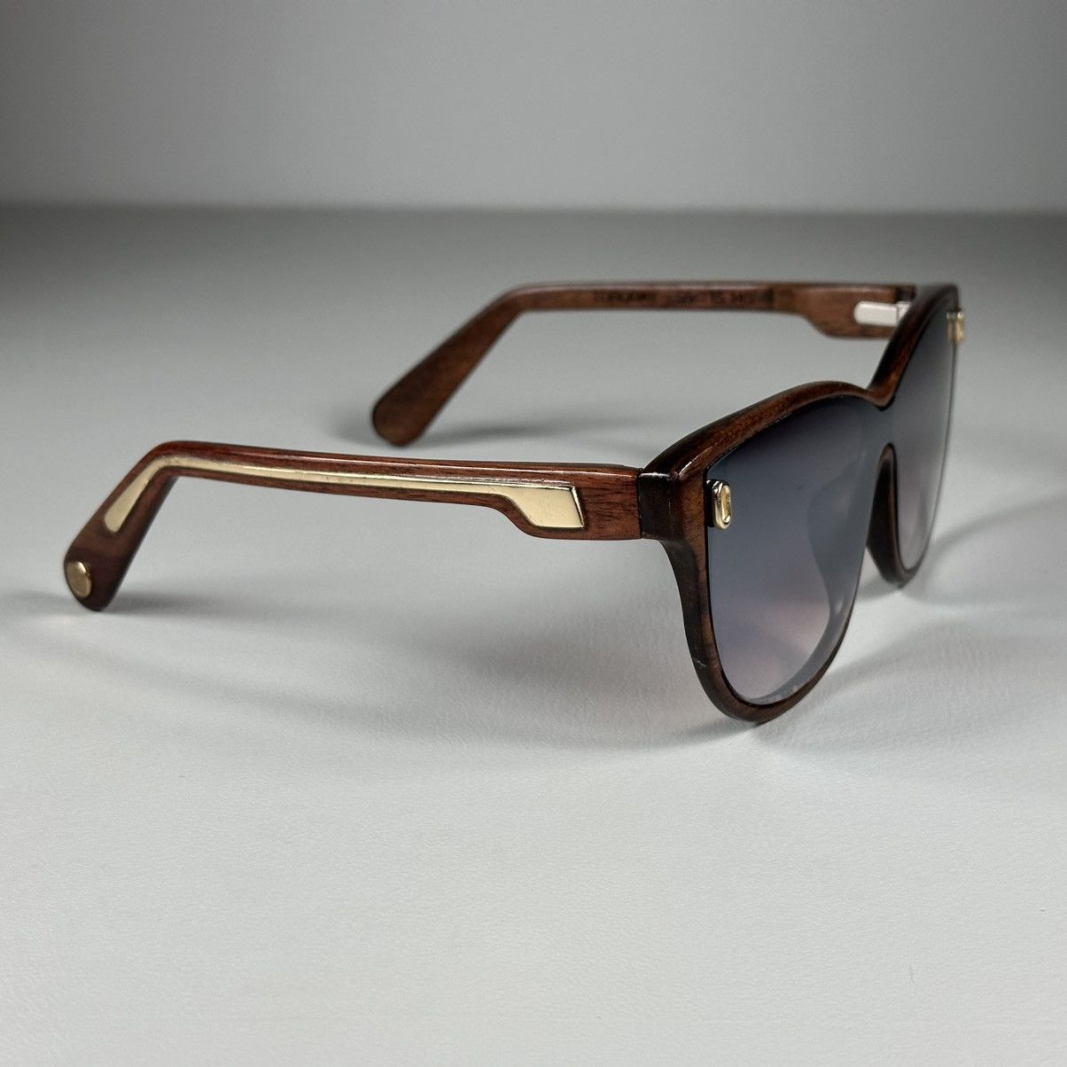 Other TORQUAY Rosewood Frame Oversized Wayfarer Sunglasses Size ONE SIZE - 2 Thumbnail