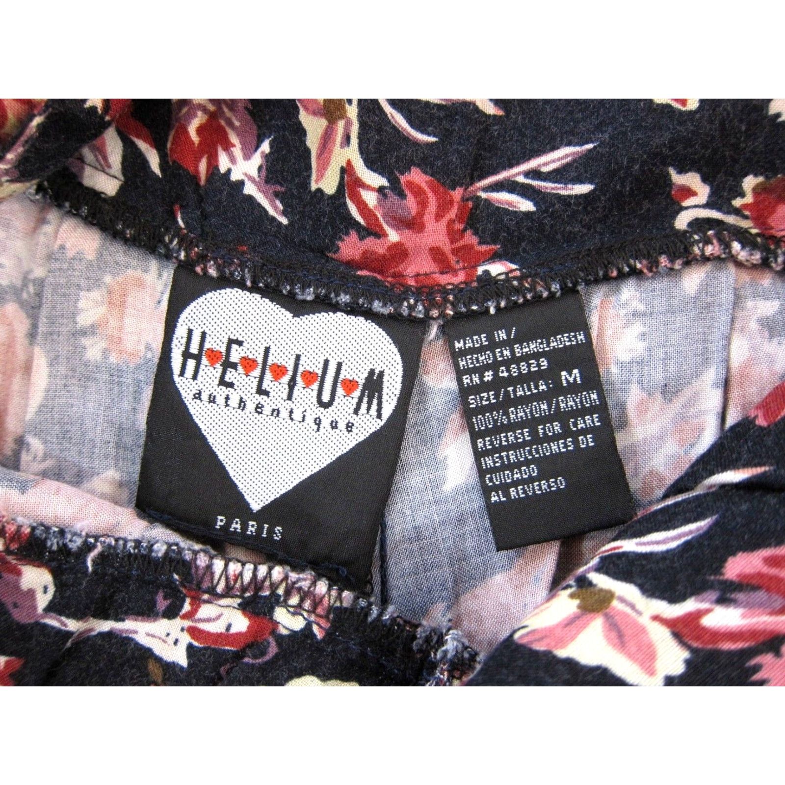 Vintage VINTAGE Helium Sun Dress Tank Dress M Black Floral Sleeveless Empire V-Neck Long Sun Dress M Size M / US 6-8 / IT 42-44 - 4 Thumbnail