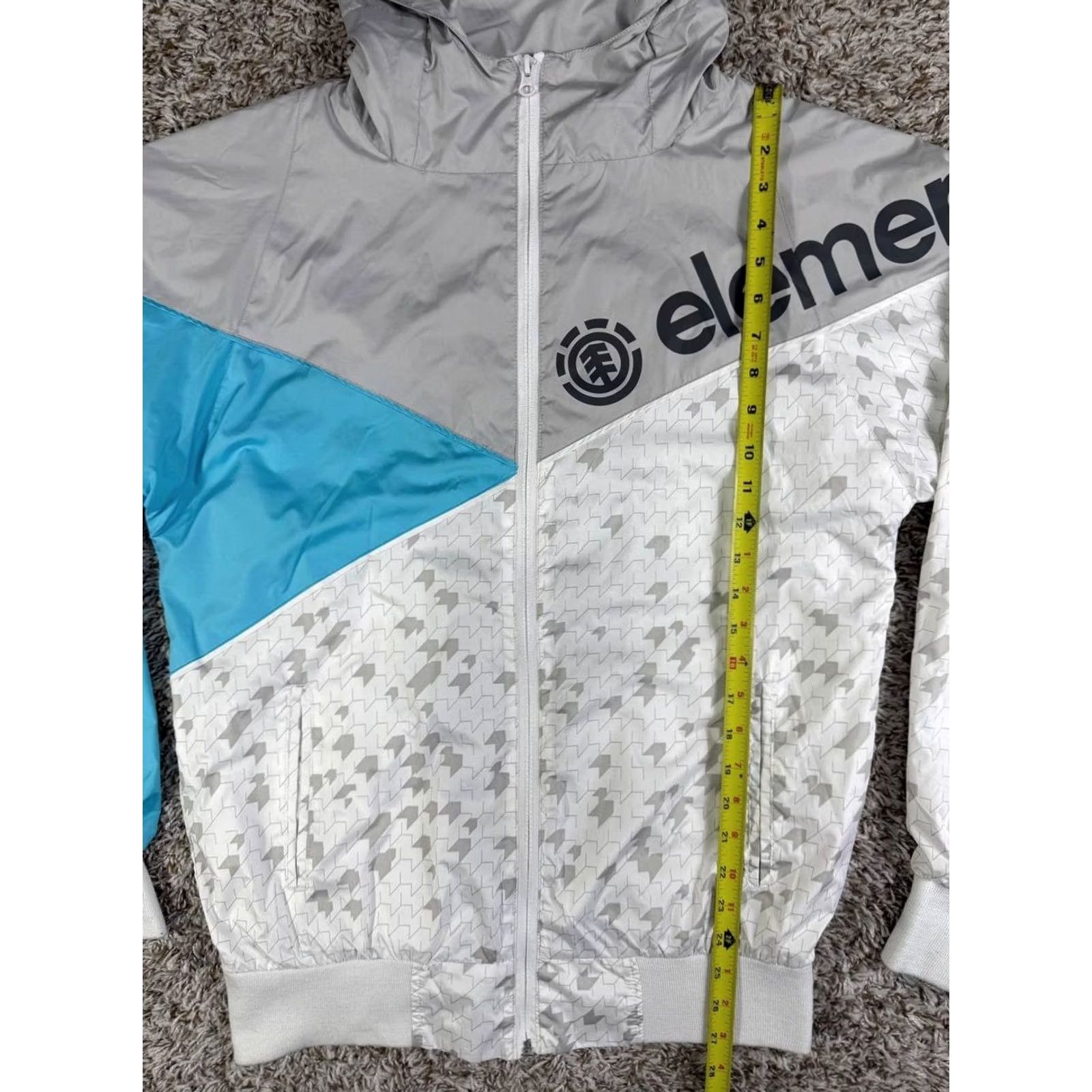 Element Element Colorblock Full Zip Windbreaker Jacket Men's Size Small Blue Nylon Zip Jacket Mens Size US S / EU 44-46 / 1 - 4 Thumbnail