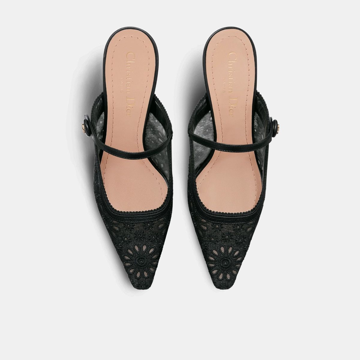 Dior o1w1db11024 Dior Capture Heeled Mule in Black Size US 9 / IT 39 - 4 Thumbnail