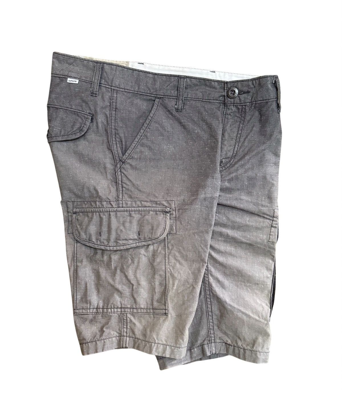 Levi's Levi's Cargo Pants Shorts Grey Size US 33 - 3 Thumbnail