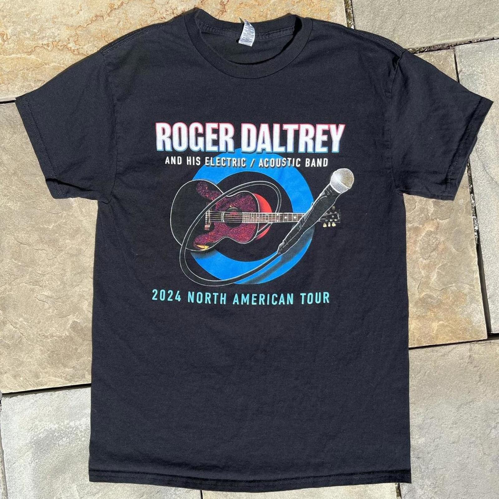 Other Roger Daltrey 2024 North America Tour Black Concert Tee Size US M / EU 48-50 / 2 - 2 Thumbnail