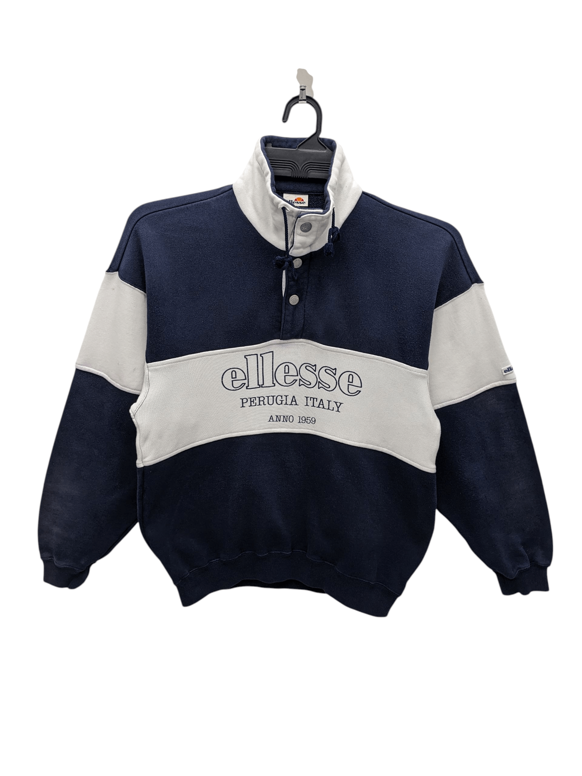Ellesse VINTAGE ELLESSE DISTRESS STREETWEAR SWEATSHIRT Size US M / EU 48-50 / 2 - 1 Thumbnail