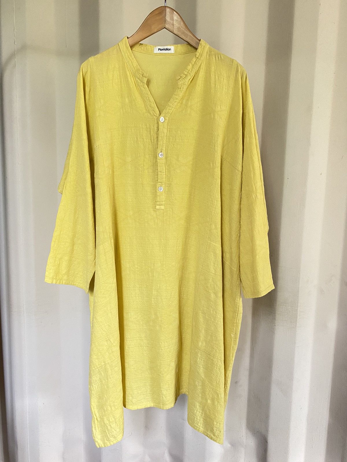 Issey Miyake Plantation Yellow Dress Size M / US 6-8 / IT 42-44 - 13 Thumbnail