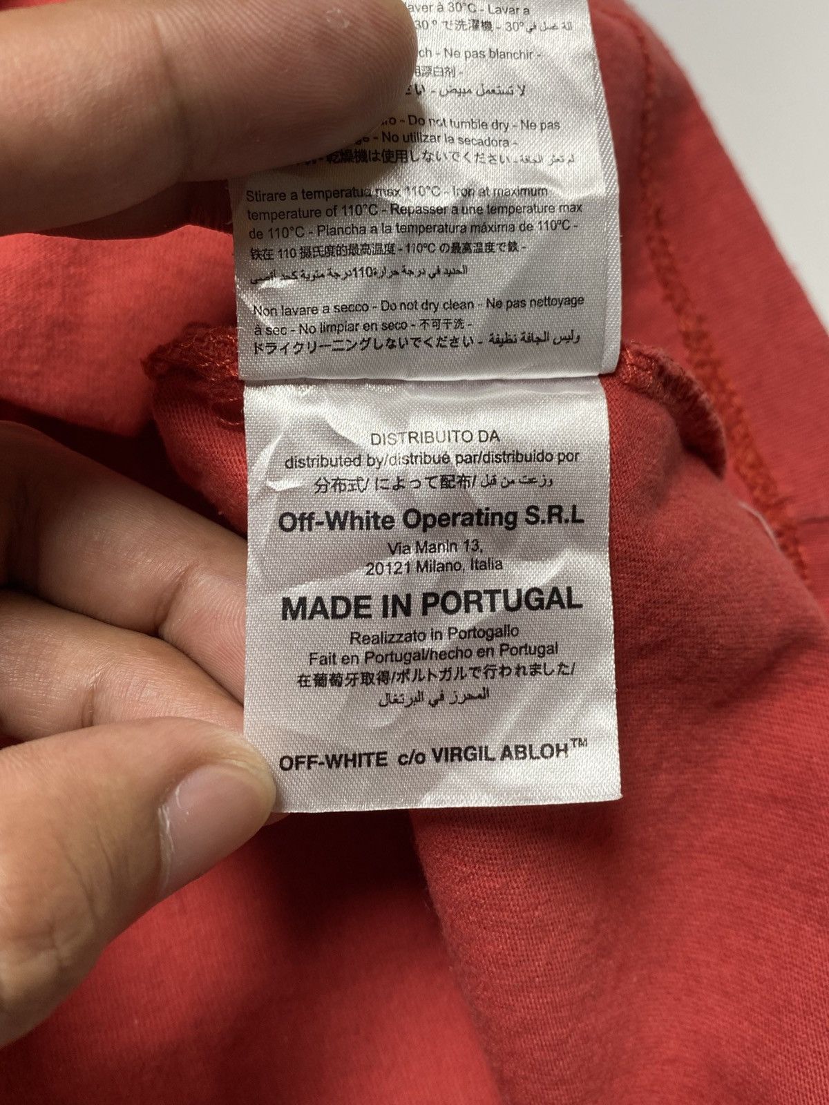 Off-White Off-White - OG Brushed Diagonal T-Shirt Size US M / EU 48-50 / 2 - 16 Thumbnail