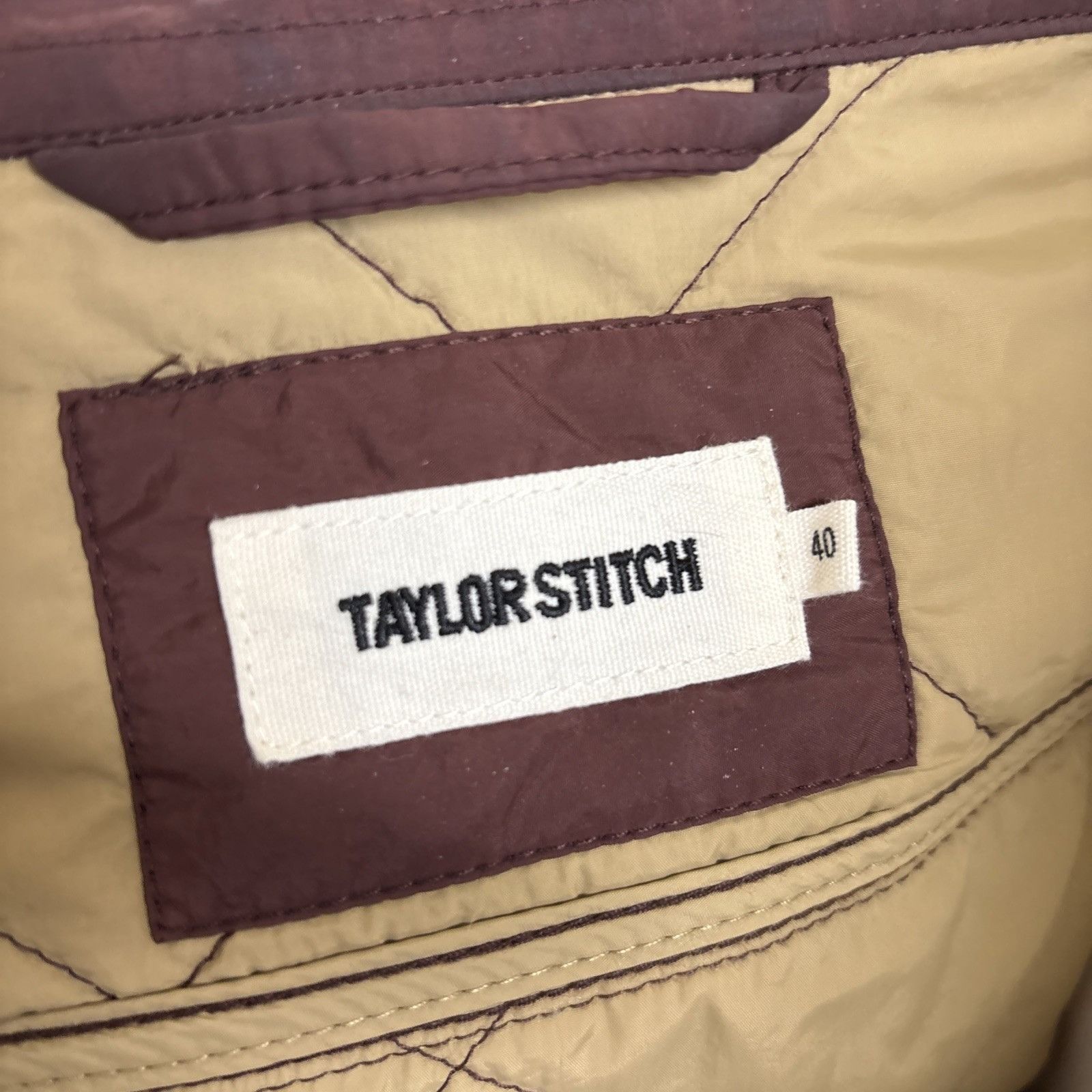 Taylor Stitch Taylor Stitch Miller Insulated Shirt Jacket Mens 40 M Burgun Size US M / EU 48-50 / 2 - 6 Thumbnail