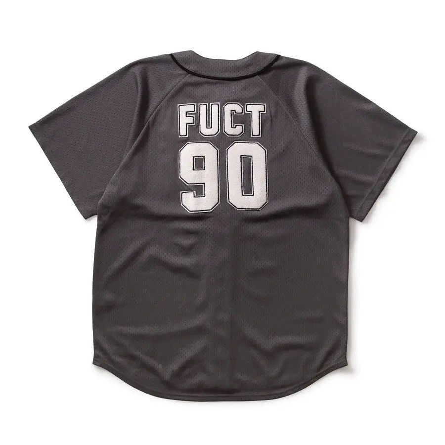 FUCT Fuct Chenille Applique Baseball Jersey Grey Size US M / EU 48-50 / 2 - 2 Thumbnail