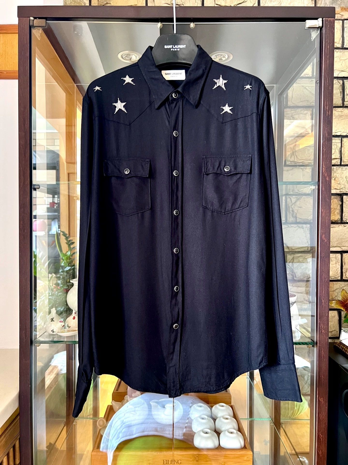 Saint Laurent Paris Saint Laurent Paris Star shirt Size US L / EU 52-54 / 3 - 1 Thumbnail