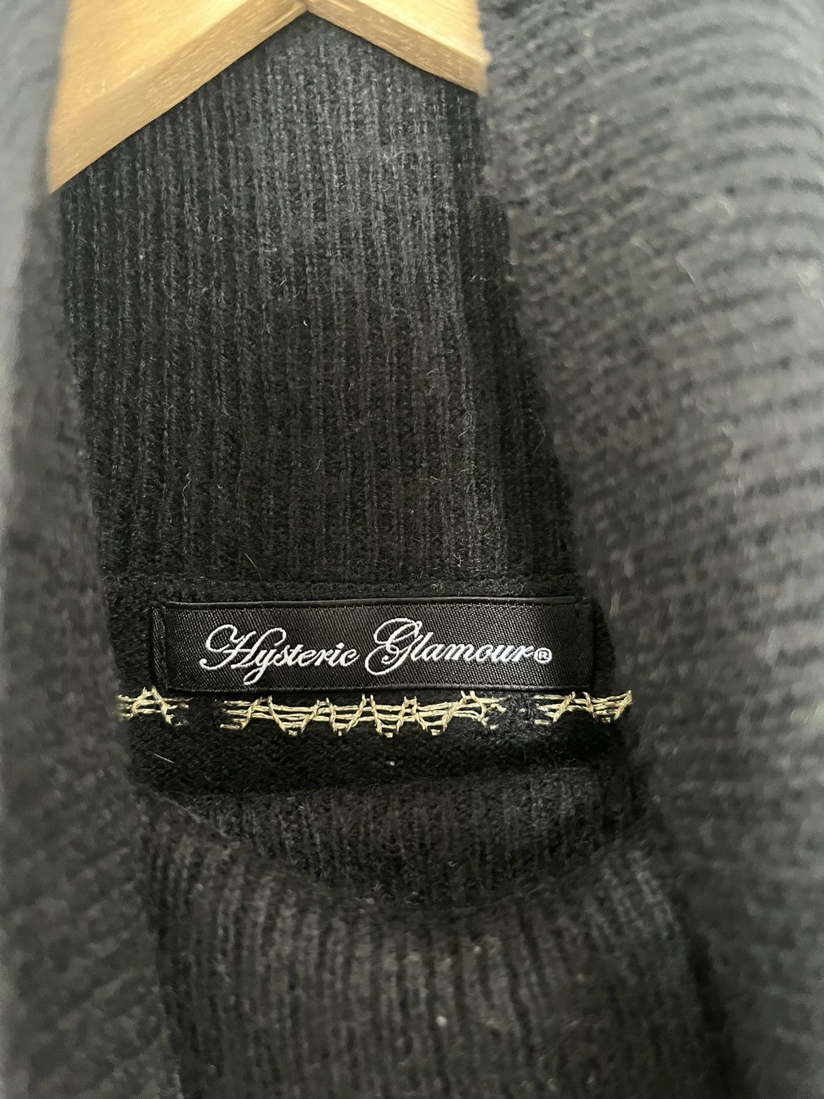 Hysteric Glamour 90s Hysteric Glamour Knit Turtleneck Bear Sweater Size ONE SIZE - 4 Thumbnail