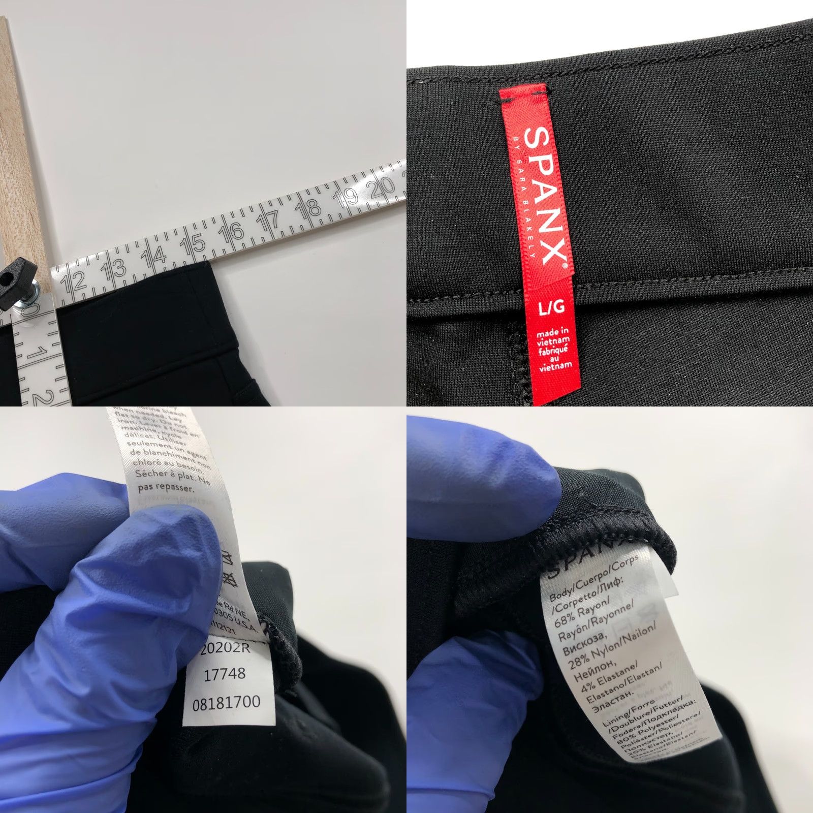 Spanx Spanx The Perfect Pant Ankle Ponte LG High Rise Pants Black Size 36" / US 14 / IT 50 - 8 Thumbnail