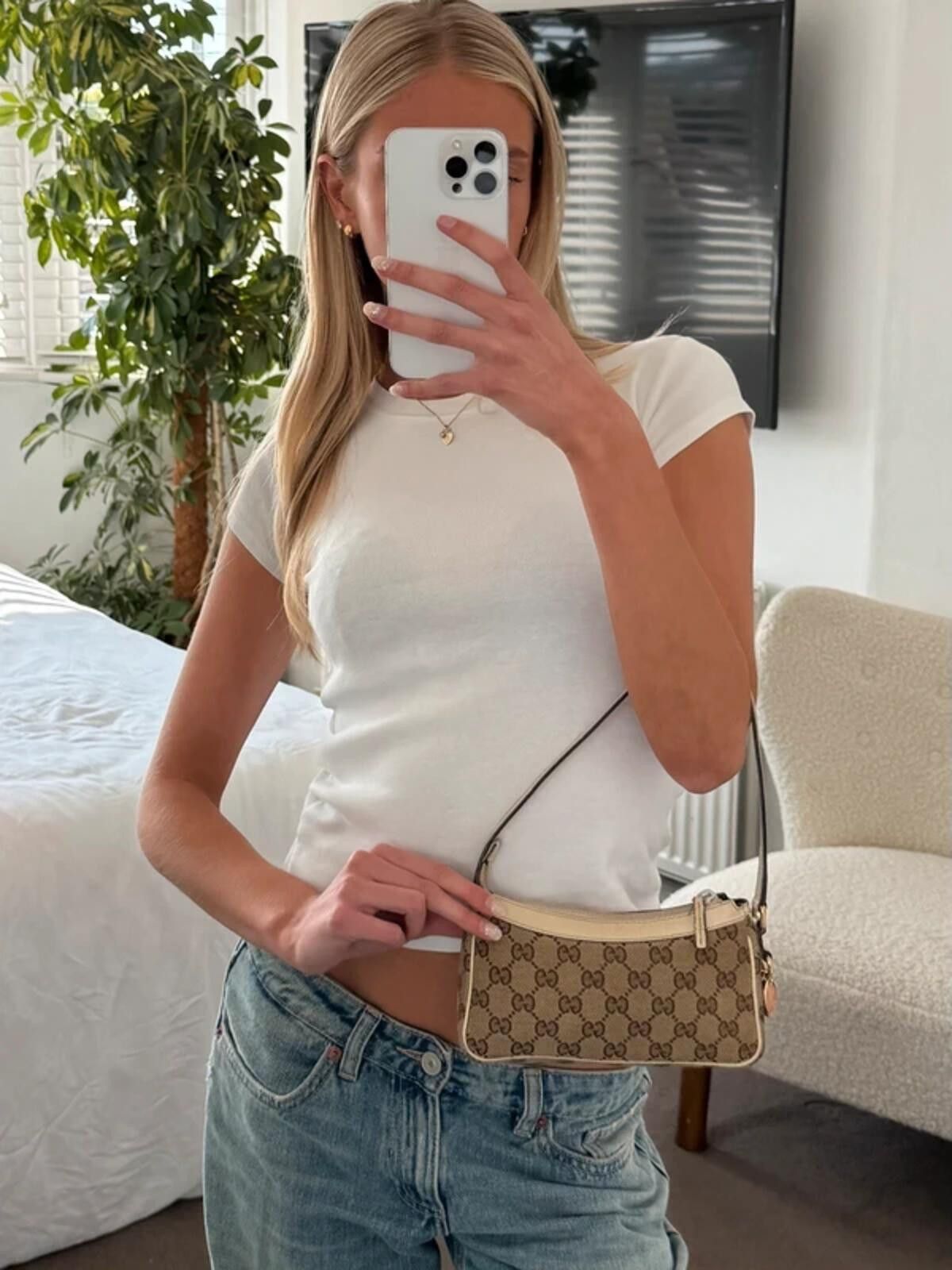 Gucci Gucci GG Canvas Mini Shoulder Bag Size ONE SIZE - 2 Thumbnail