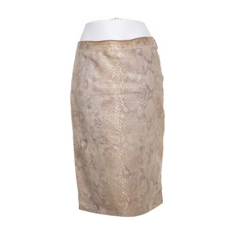 Saint Laurent Paris 2000's Striped Python Skin Penny Skirt by Tom Ford Size 26" / US 2 / IT 38 - 2 Thumbnail