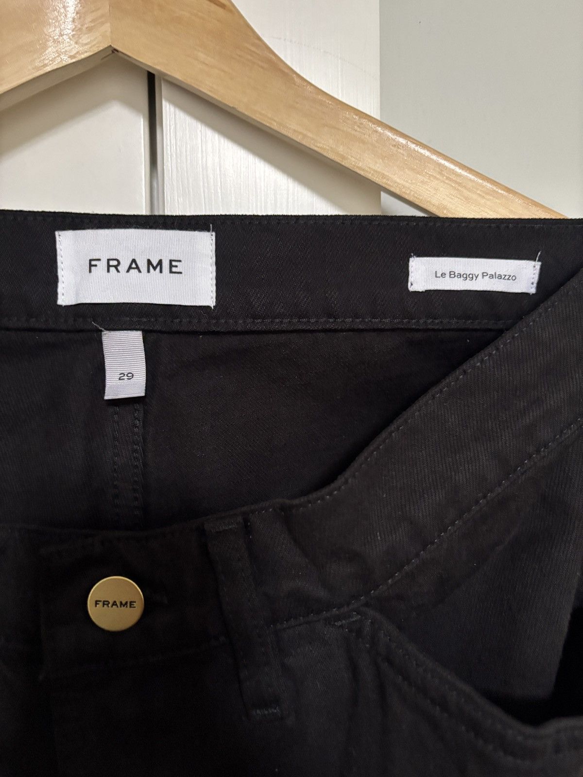 Frame frame le palazzo baggy black Size 28" / US 6 / IT 42 - 4 Thumbnail