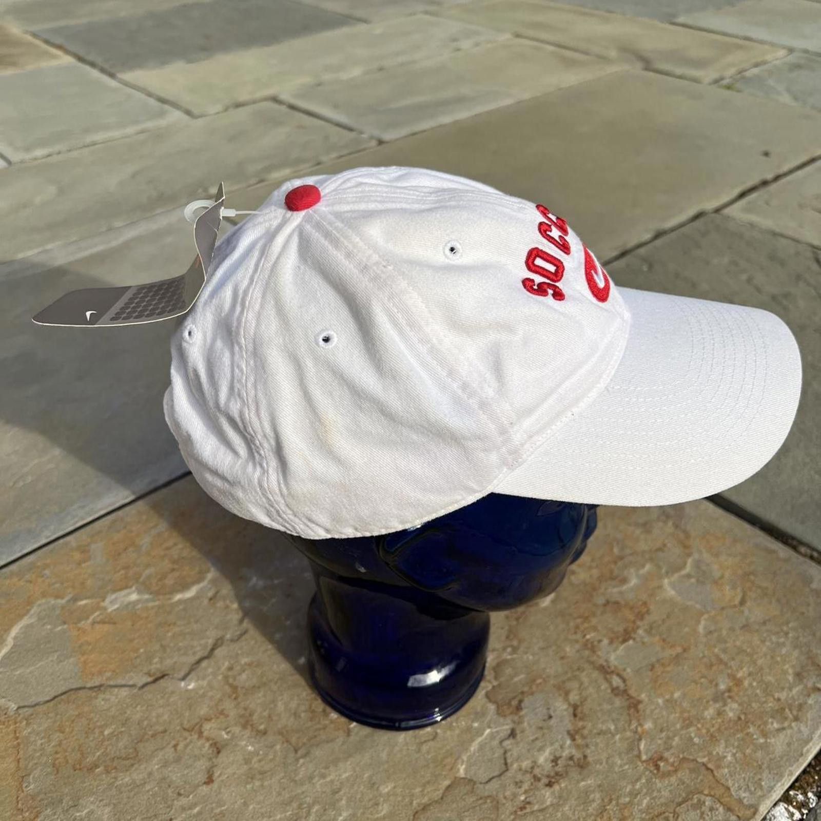 Nike Deadstock NWT Y2K Nike Soccer Strapback Hat Size ONE SIZE - 5 Thumbnail