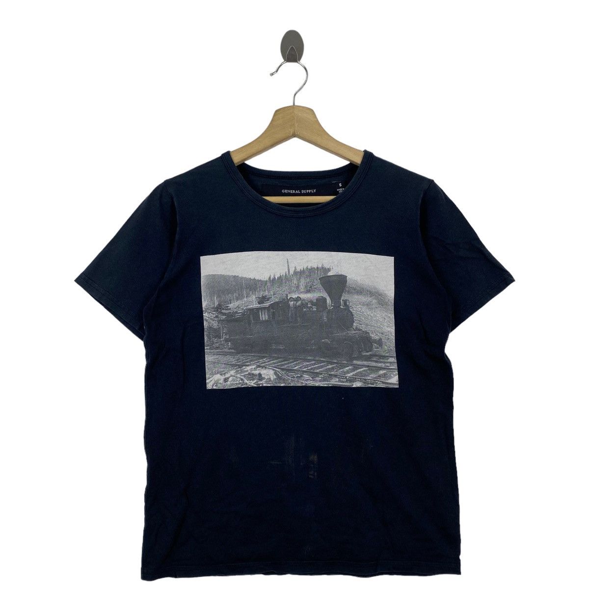 GENERAL SUPPLY Usa Brand Steam Train Print by Darius Kinsey
