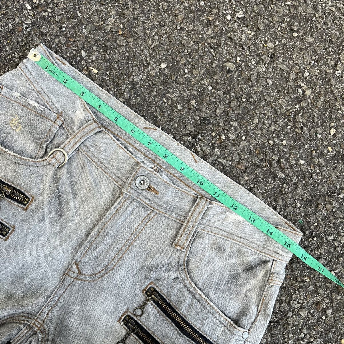 Nicole Club Distressed Zipper Denim Hideaways Nicole Club For Men Jeans Size US 29 - 6 Thumbnail
